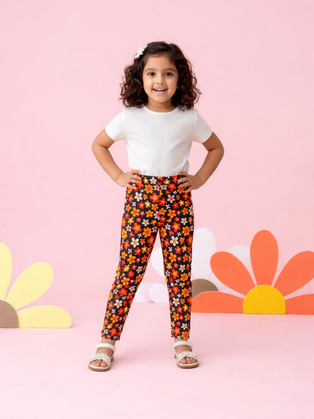 Colourful Jane Capri - Floral