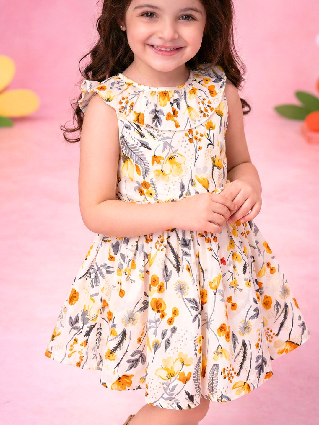 Soft Tassel Dress - Yellow