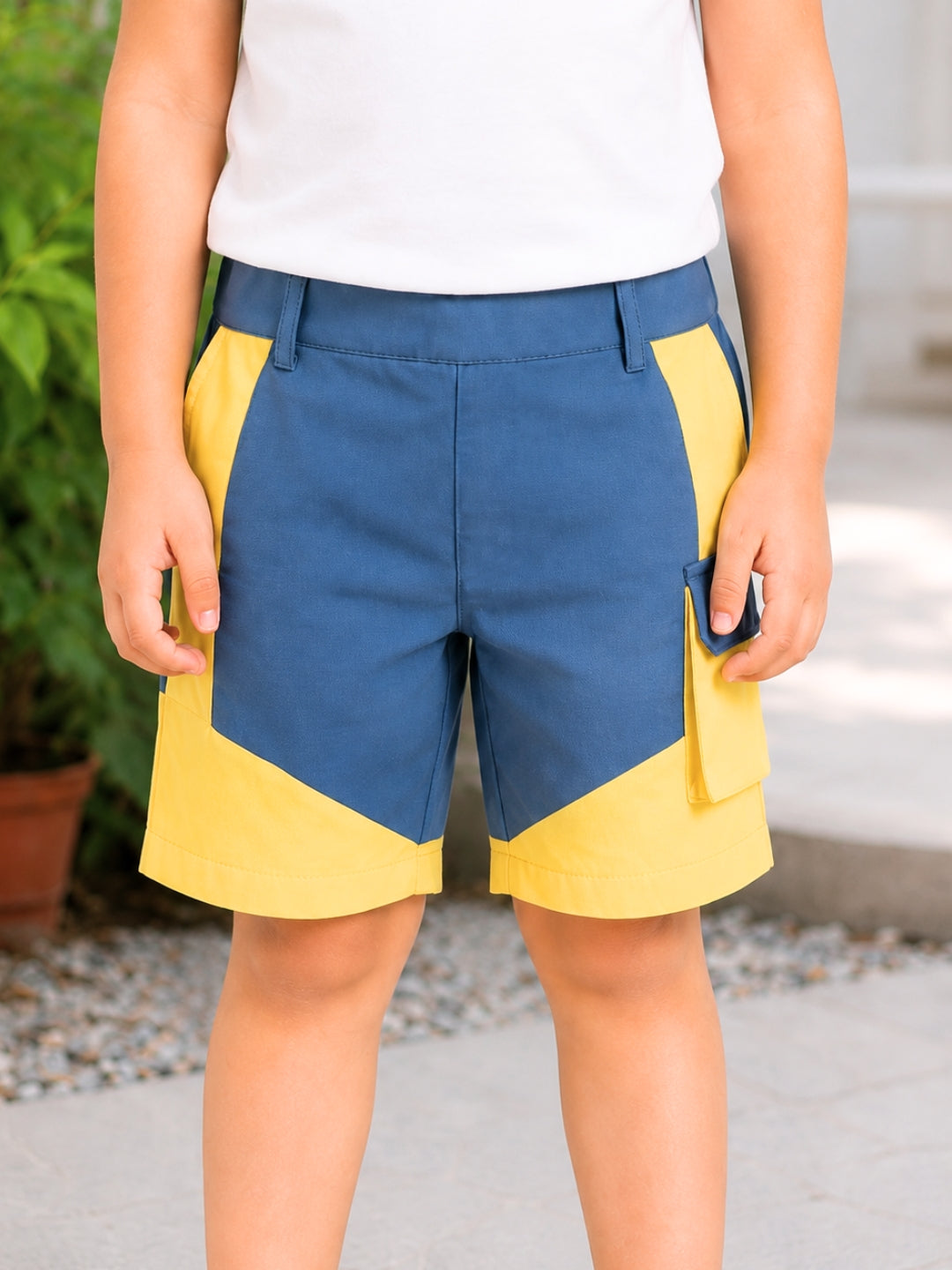 Cotton Chase Shorts - Blue
