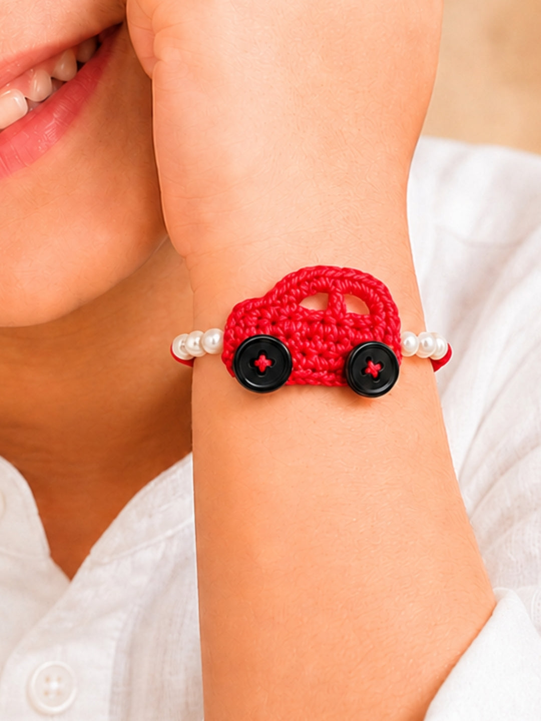 Car Rakhi - Red