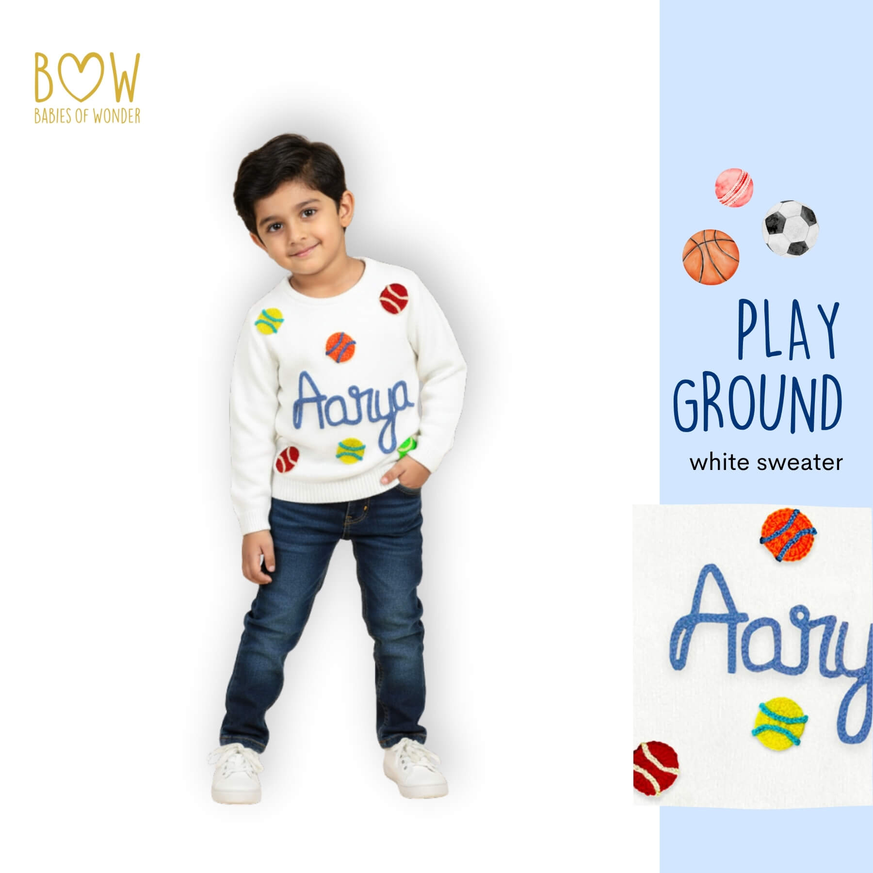 Boys Customised Playground Sweater