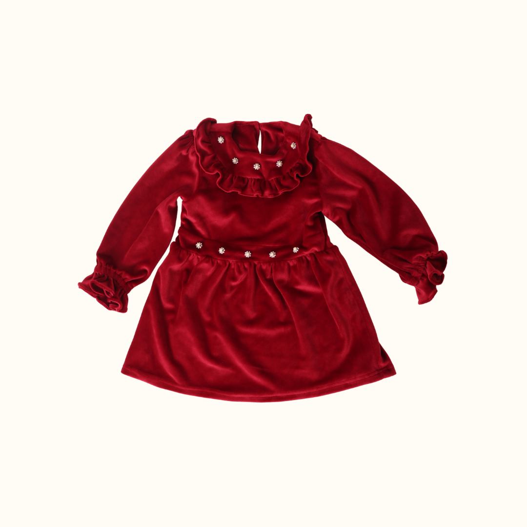 Cosy Dream Dress - Red