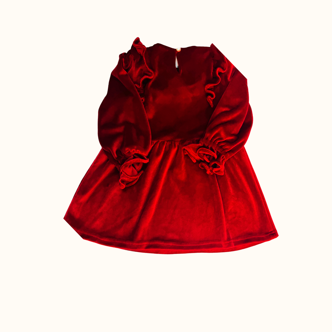 Cosy Dream Dress - Red