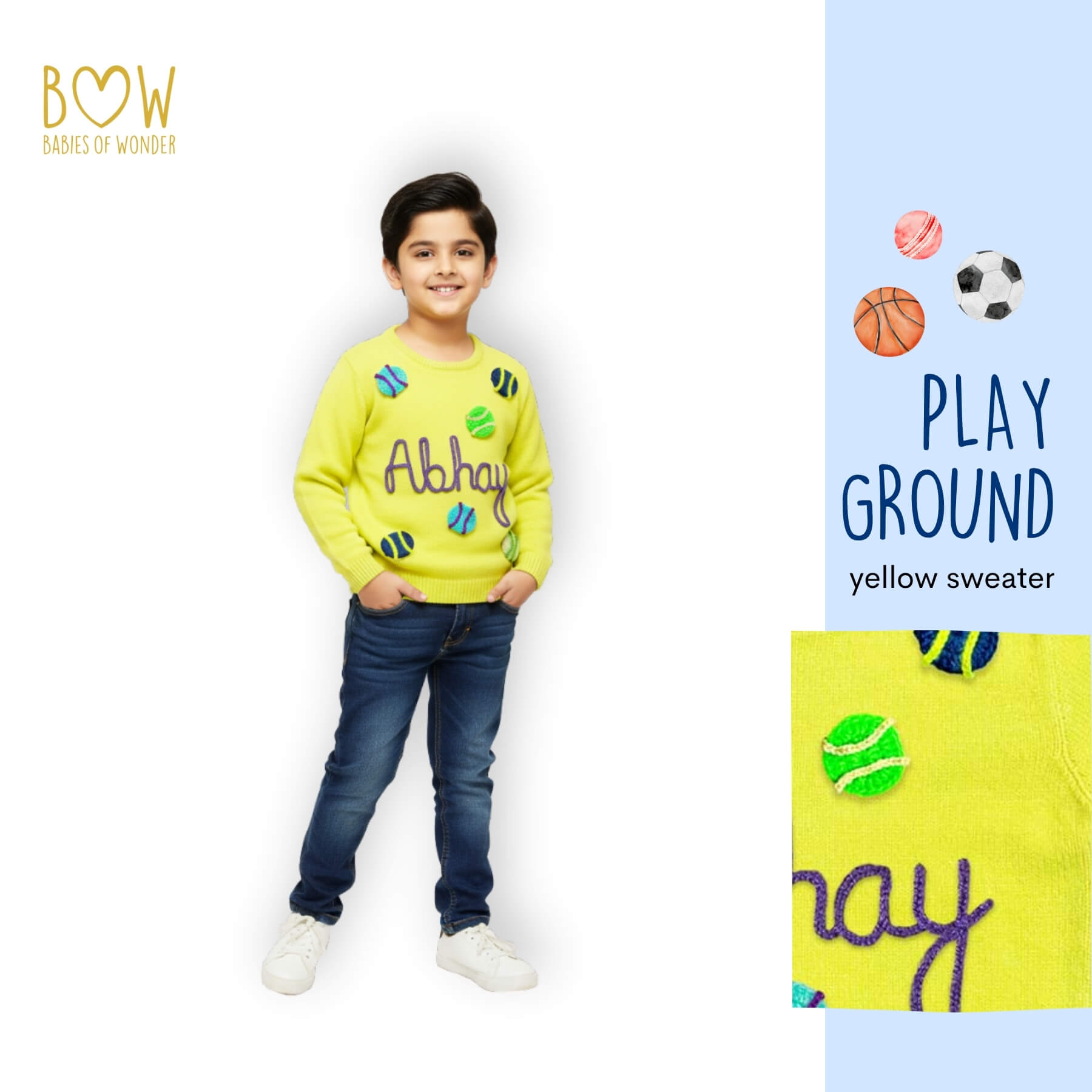 Boys Customised Playground Sweater