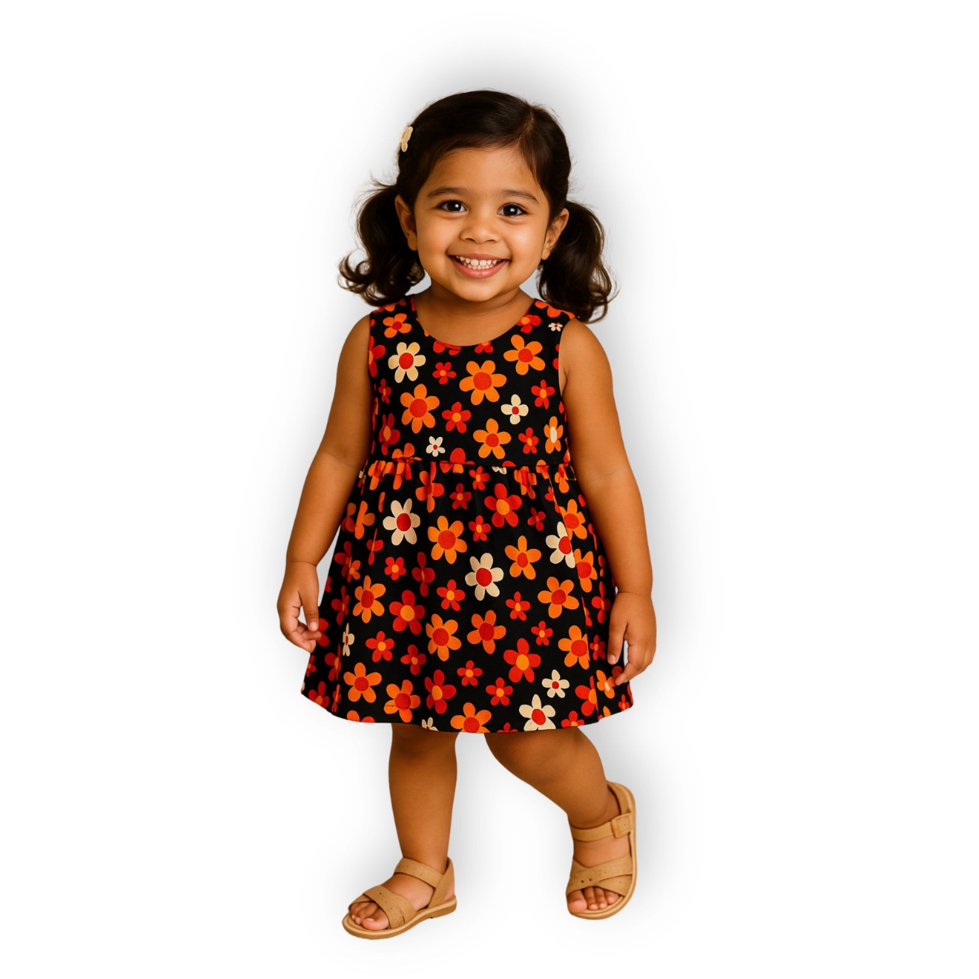 Colourful Jenna Tunic Top - Floral