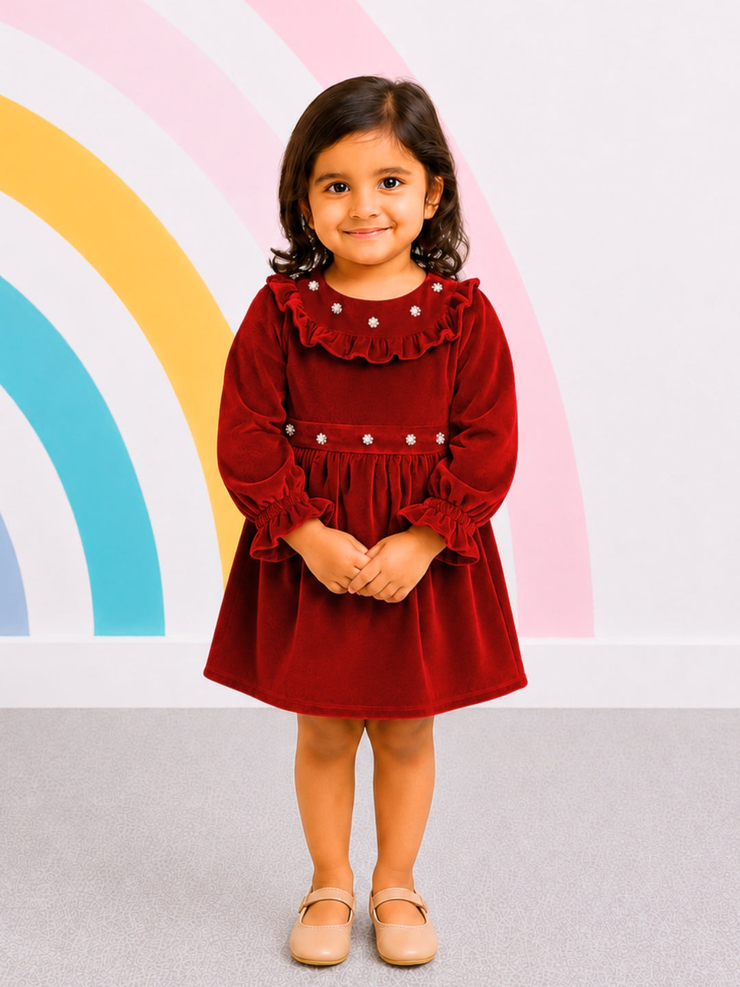 Cosy Dream Dress - Red