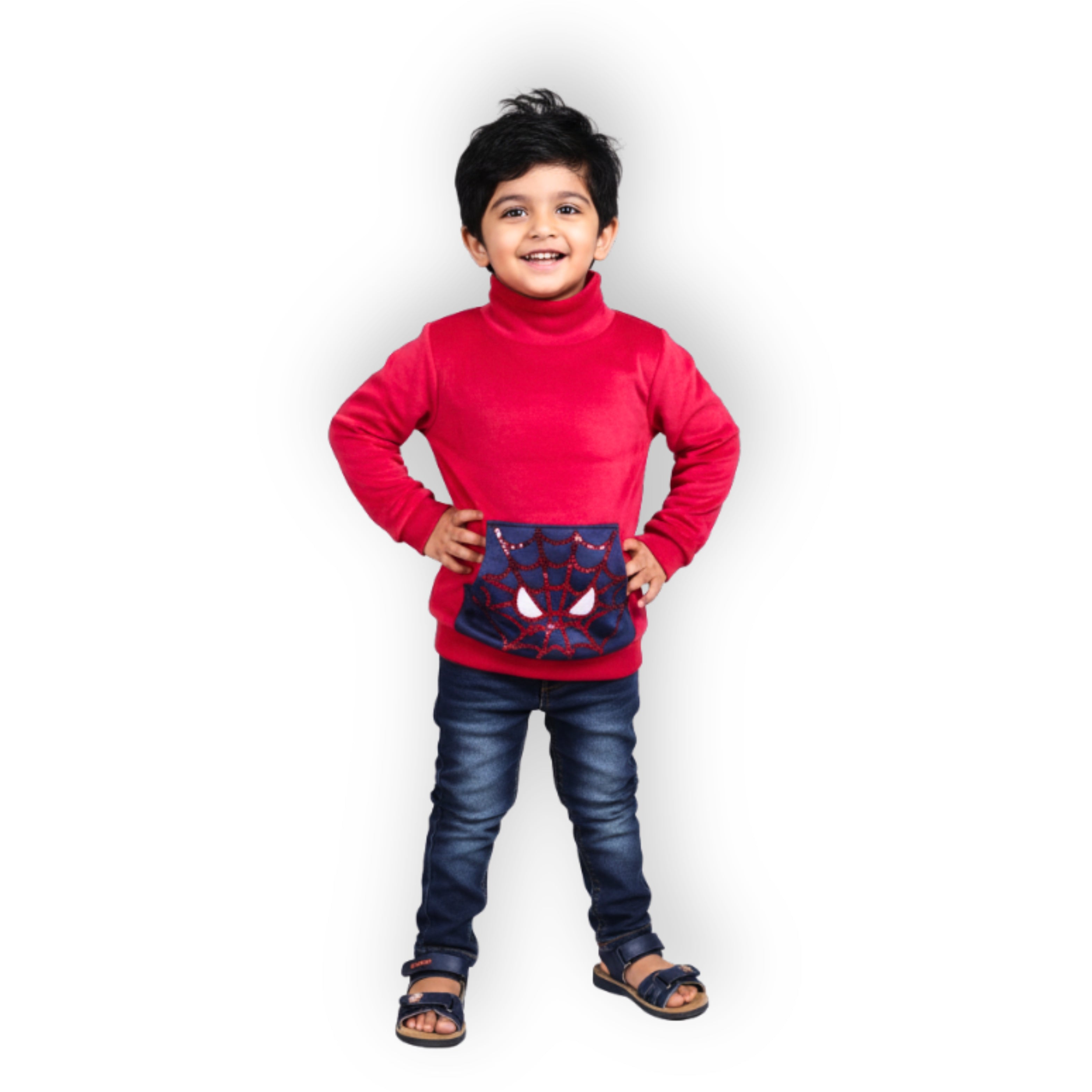 Spiderman Turtleneck - Red