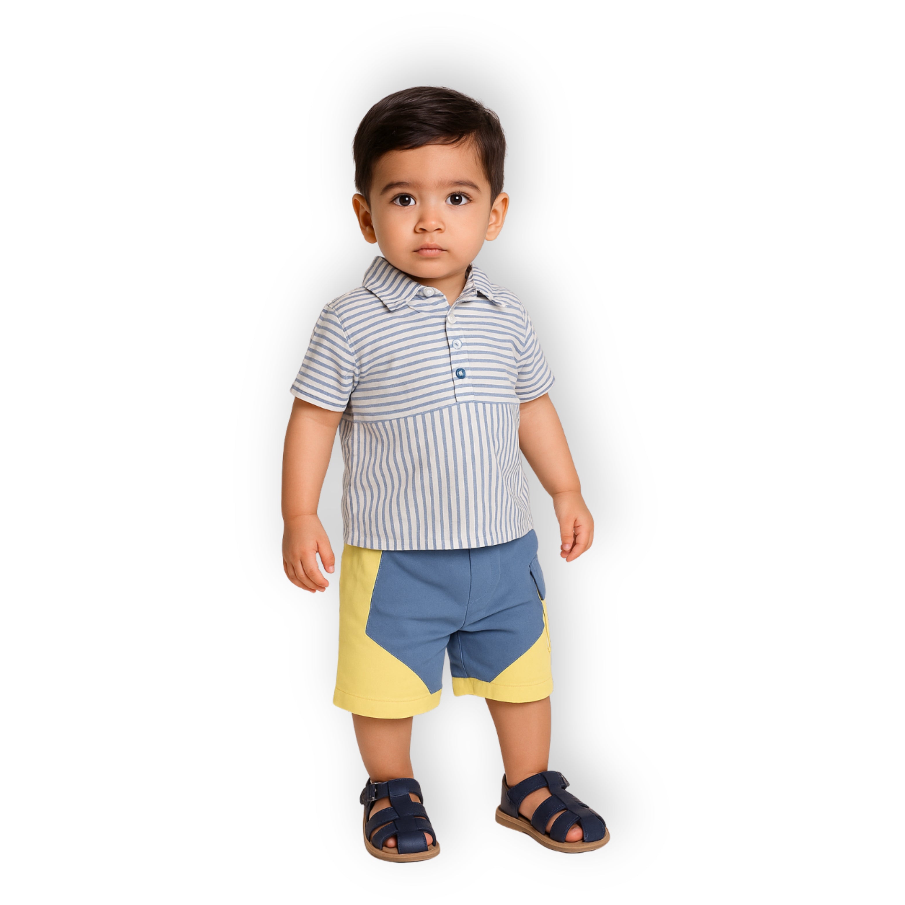 Cotton Chase Shorts - Blue