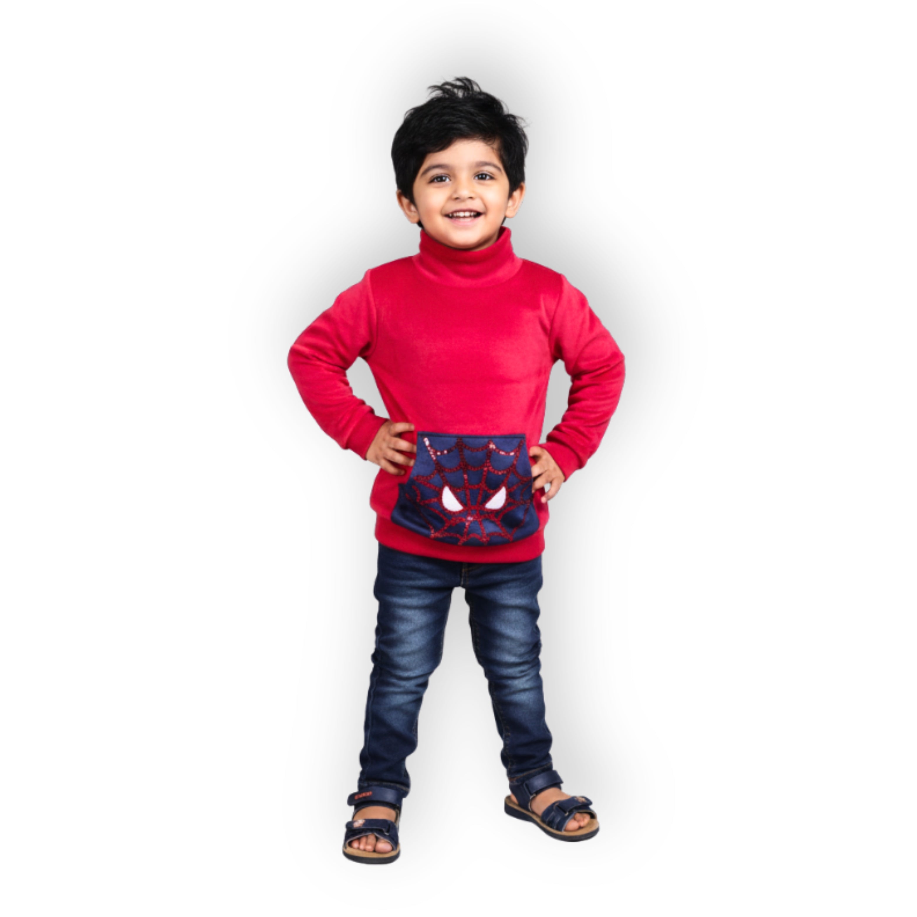 Spiderman Turtleneck - Red