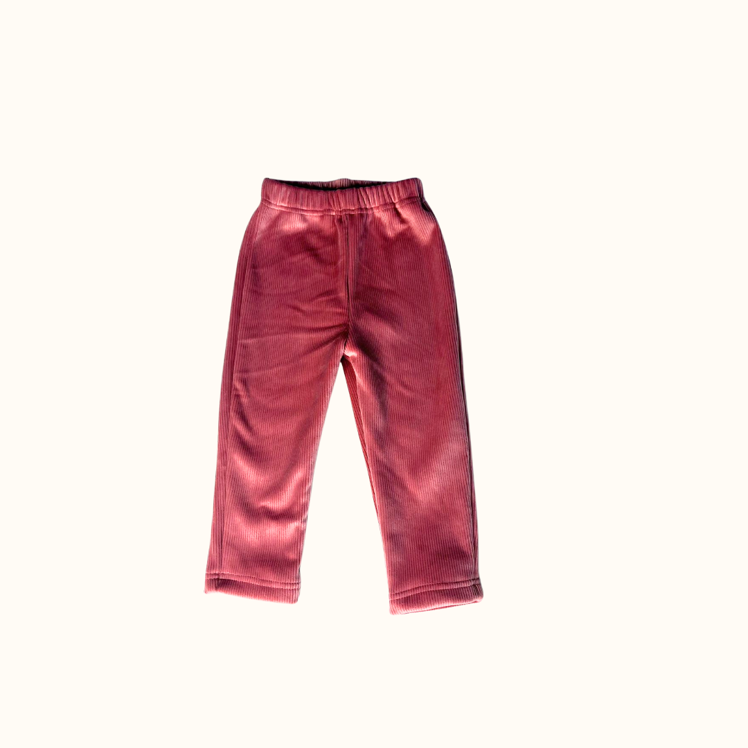 Super Soft Corduroy Legging - Rose Pink