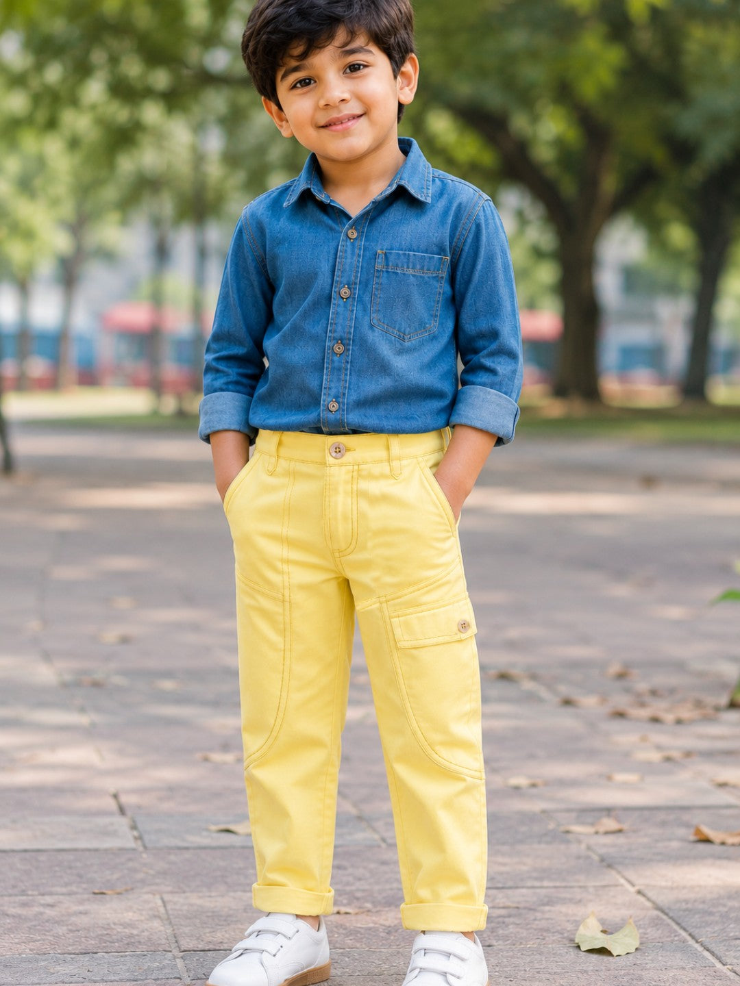 Neo Cotton Pant - Yellow