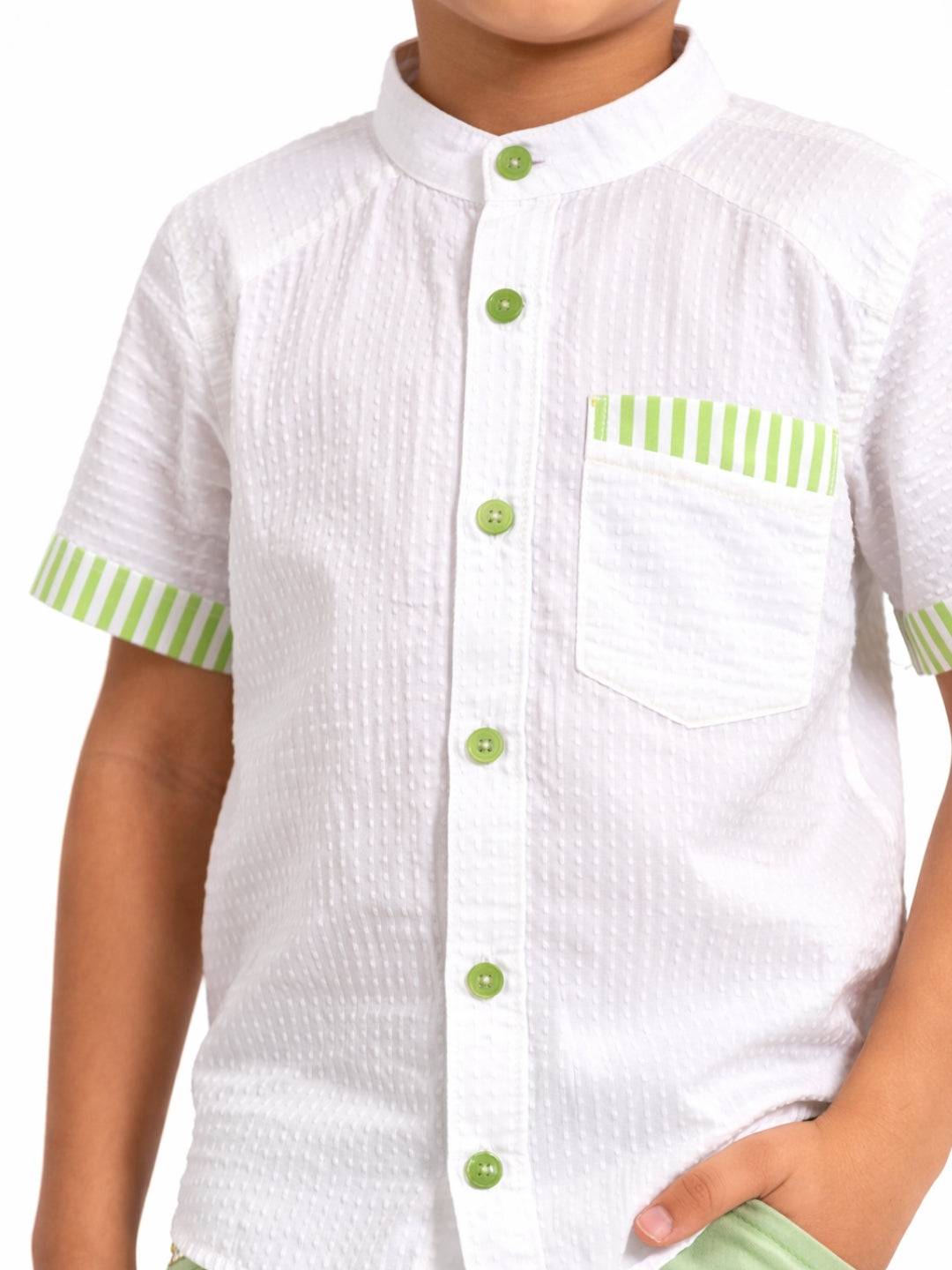 Alan Cotton Shirt - Green