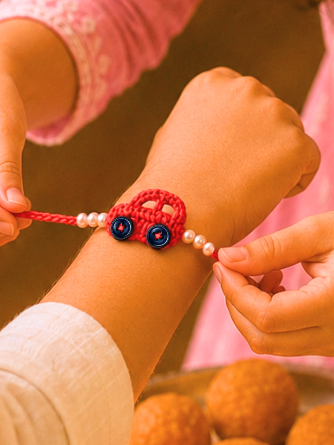 Car Rakhi - Red