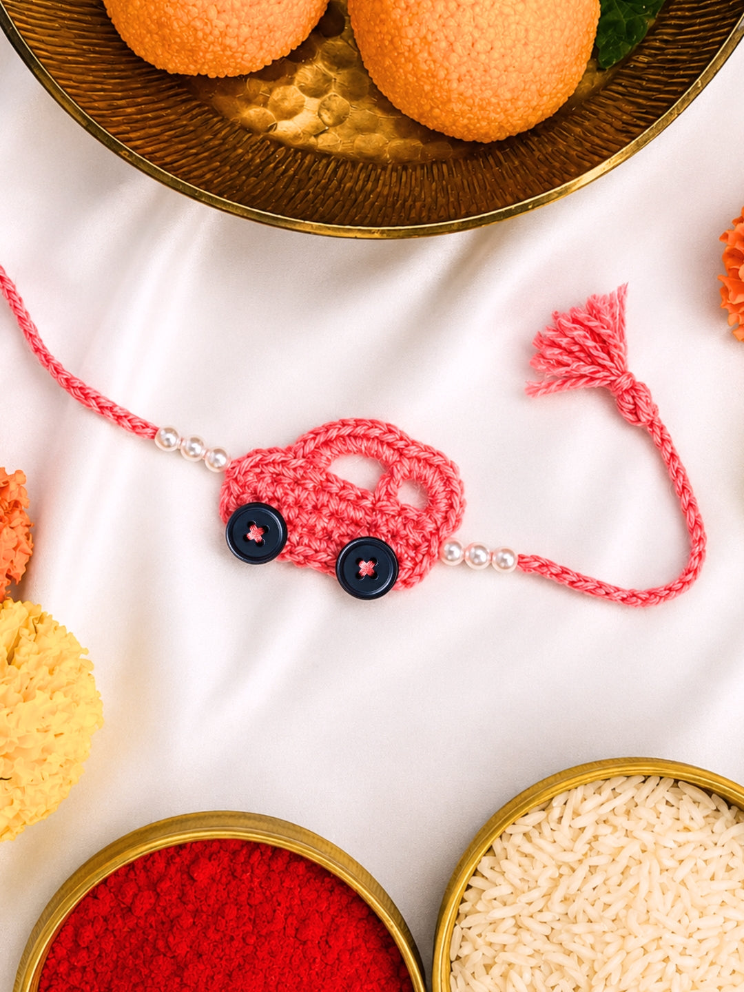 Car Rakhi - Pink