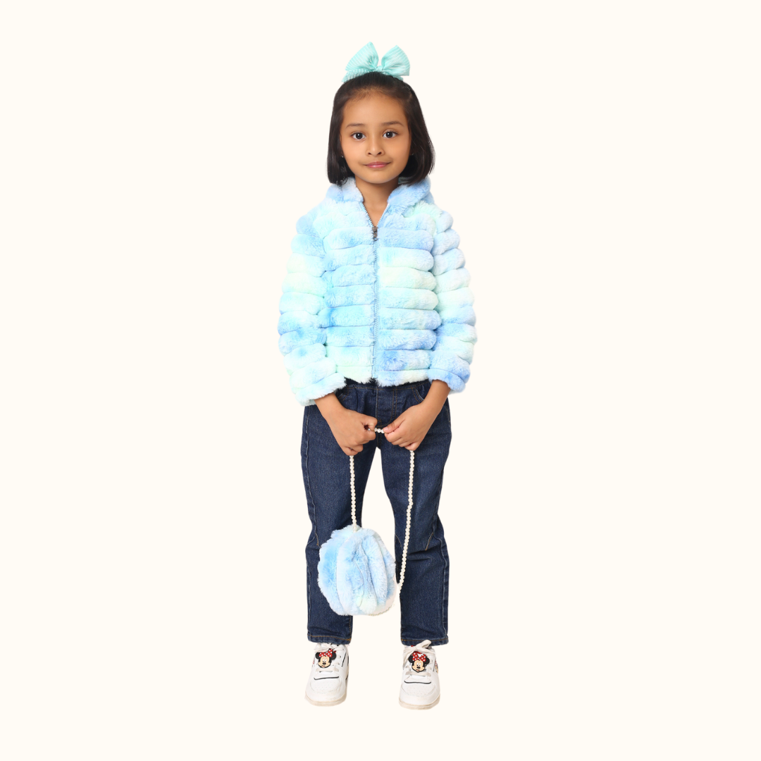 Cosy Unicorn Hoodie Jacket - Blue