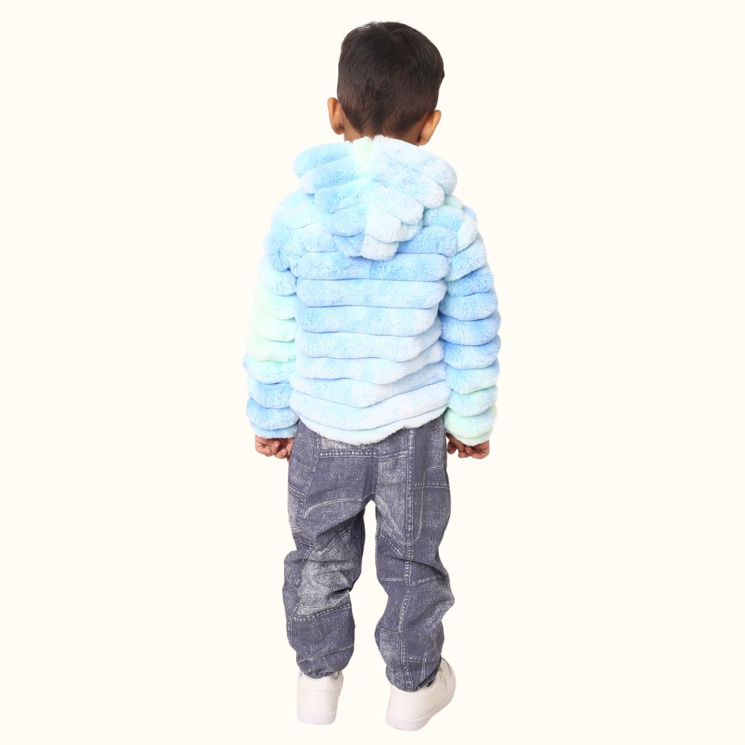 Cosy Unicorn Hoodie Jacket - Blue
