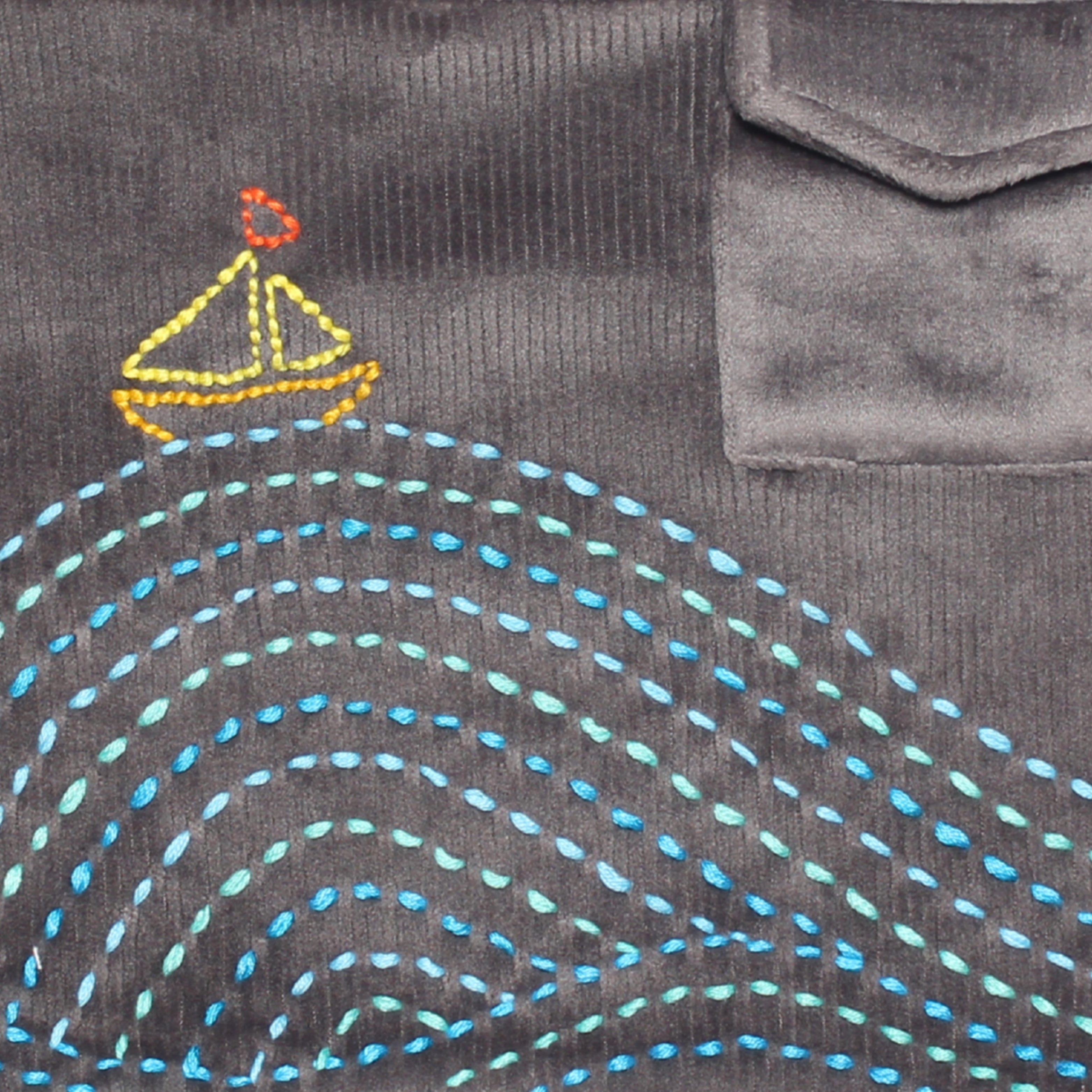 Waves Sweatshirt - Grey