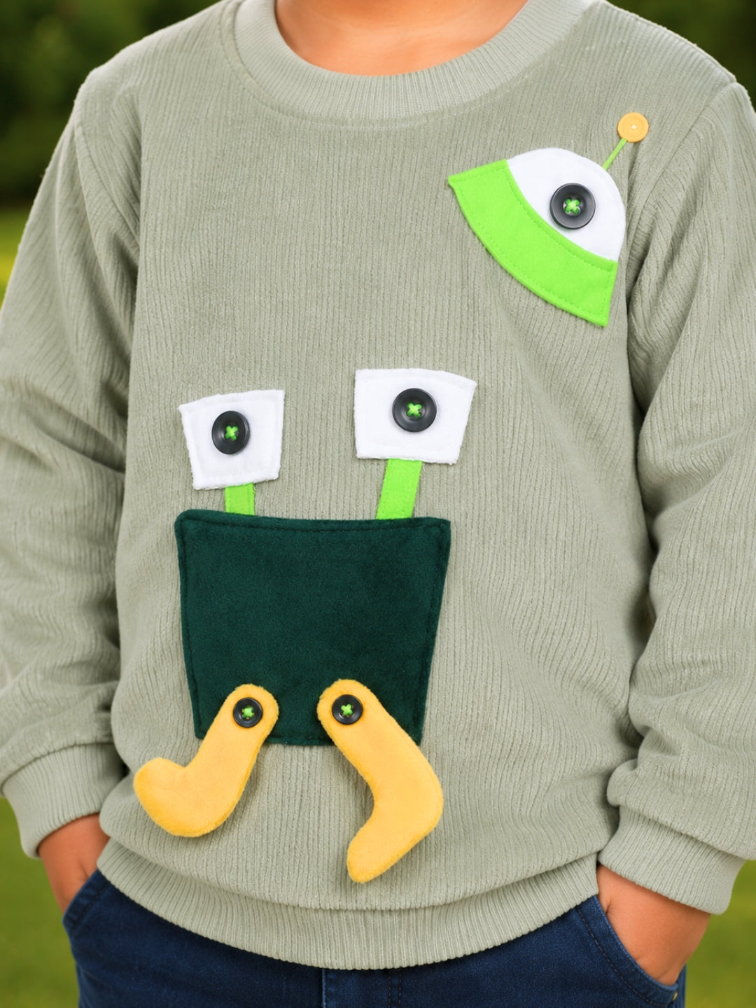 Alien Pocket Sweatshirt - Green