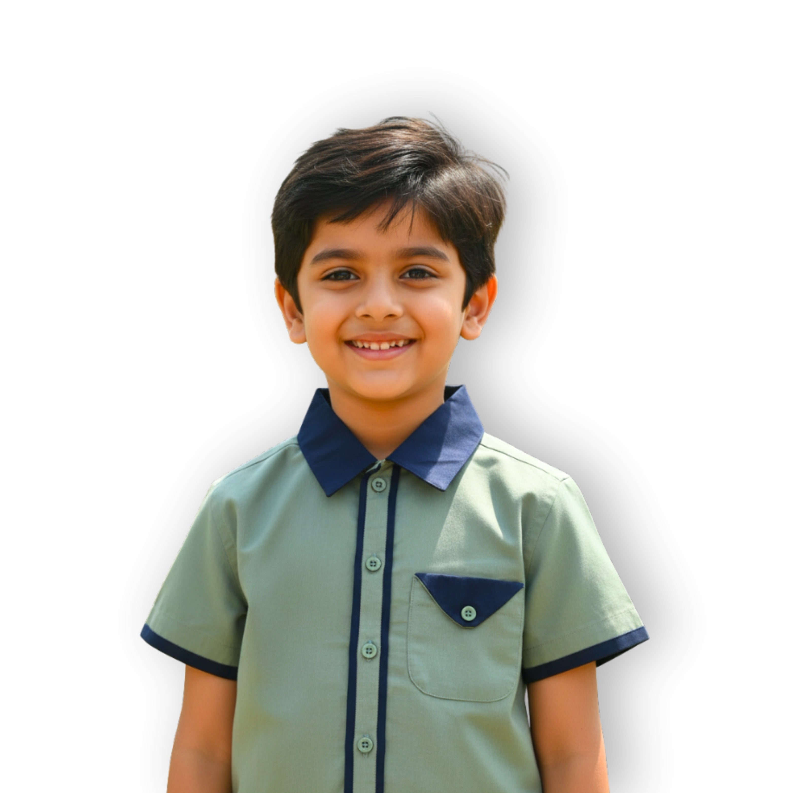 Piper Cotton Shirt - Olive