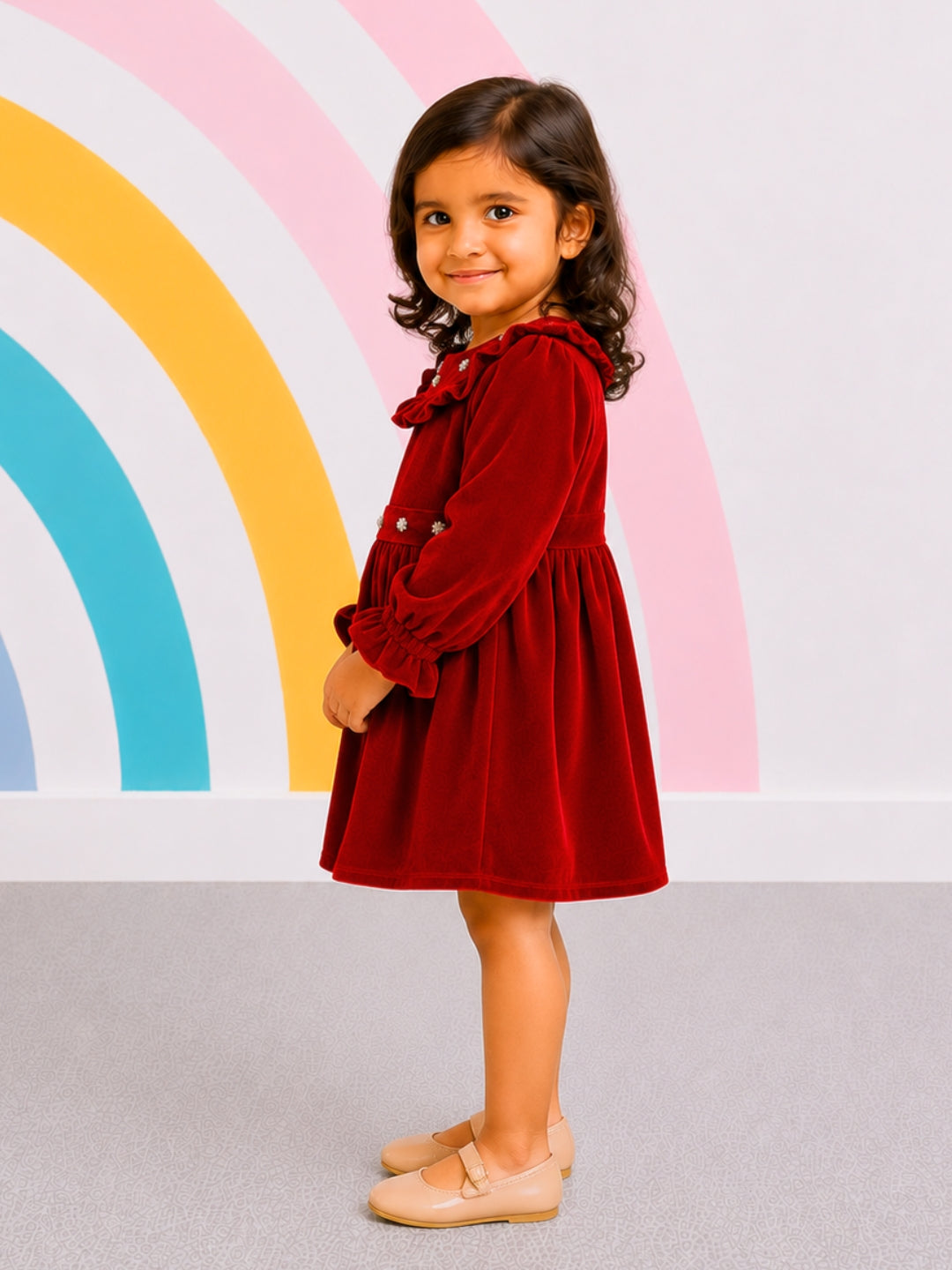 Cosy Dream Dress - Red