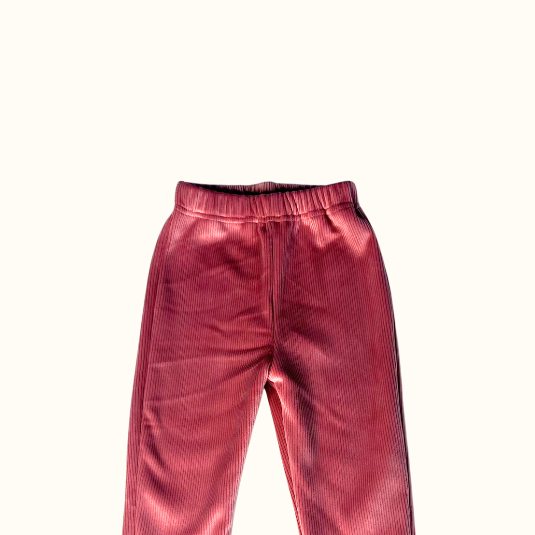 Super Soft Corduroy Legging - Rose Pink