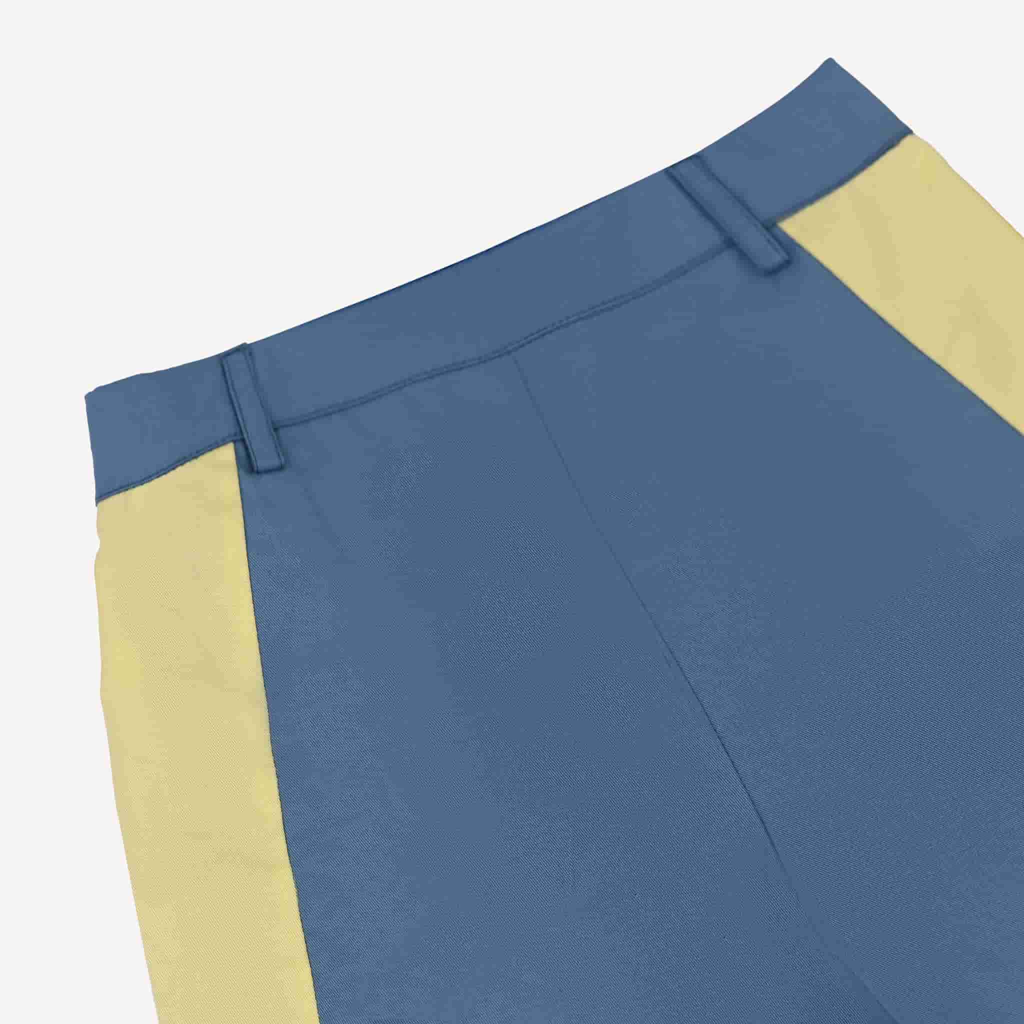 Blue Tucker Top + Blue Chase Shorts