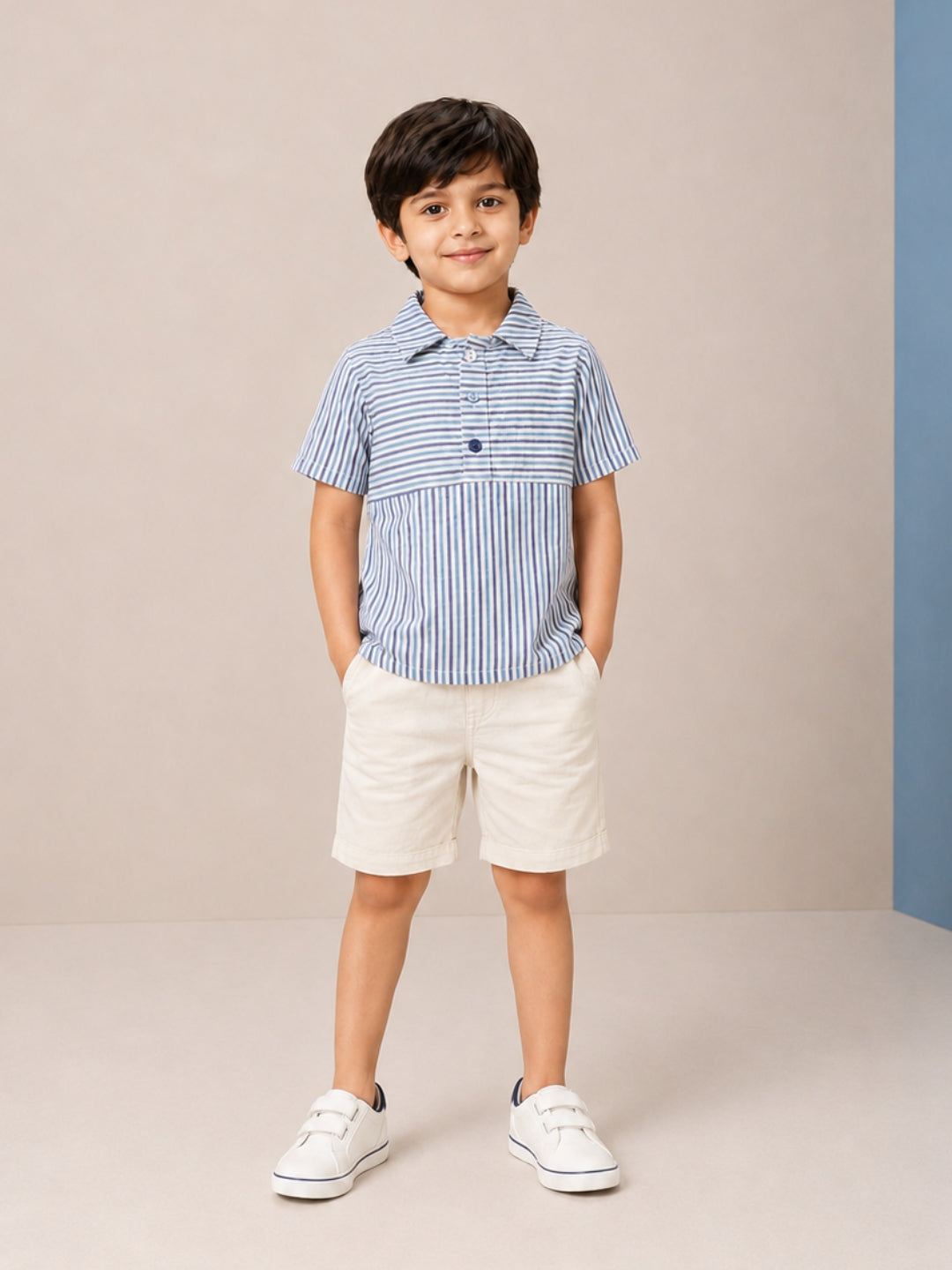 Chuck Cotton Top - Blue