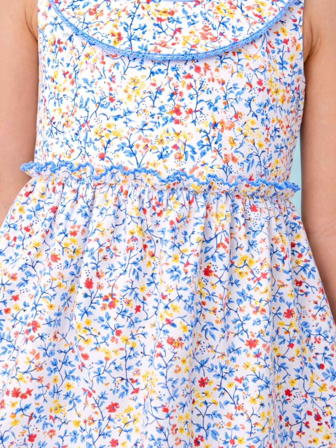 Soft Tassel Dress - Blue