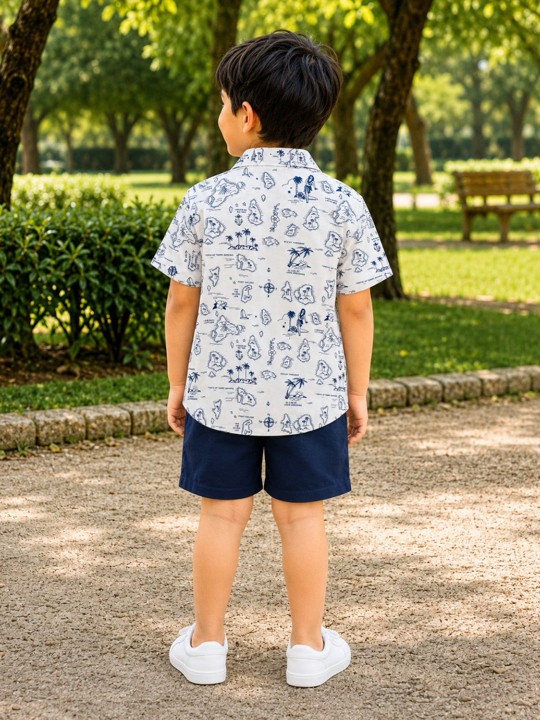 Charlie Cotton Shirt - Island