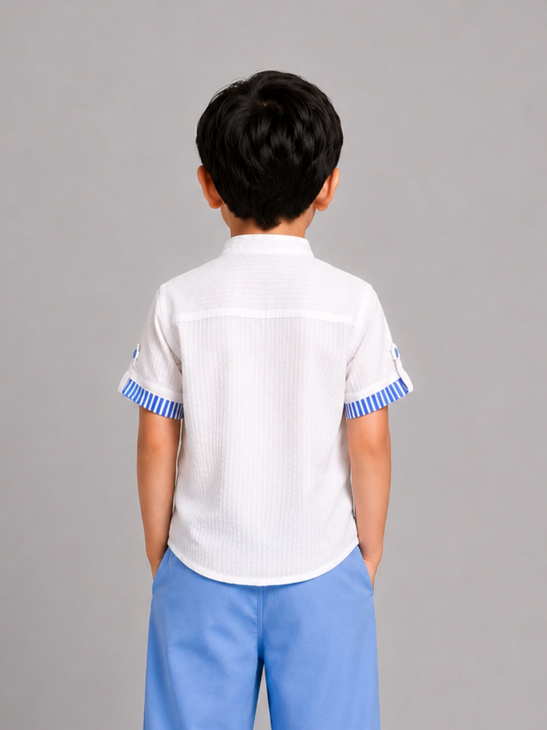 Cotton Alan Shirt - Blue