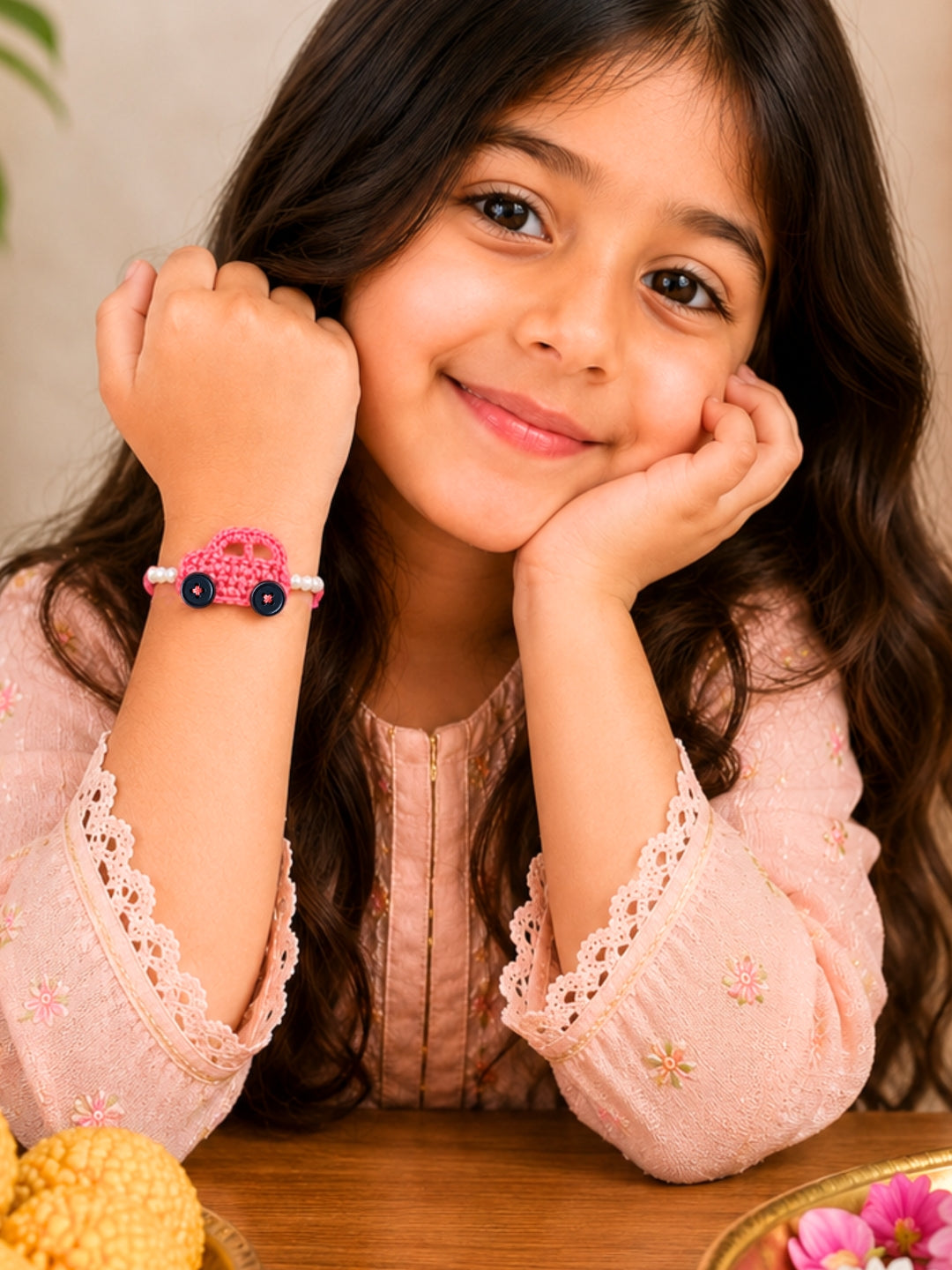 Car Rakhi - Pink