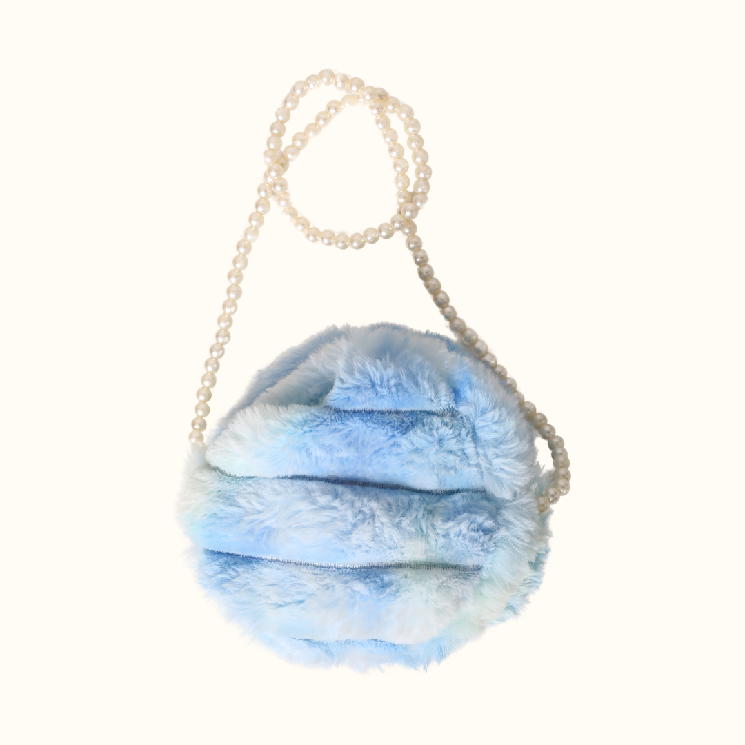 Super Soft Long Unicorn Purse - Blue