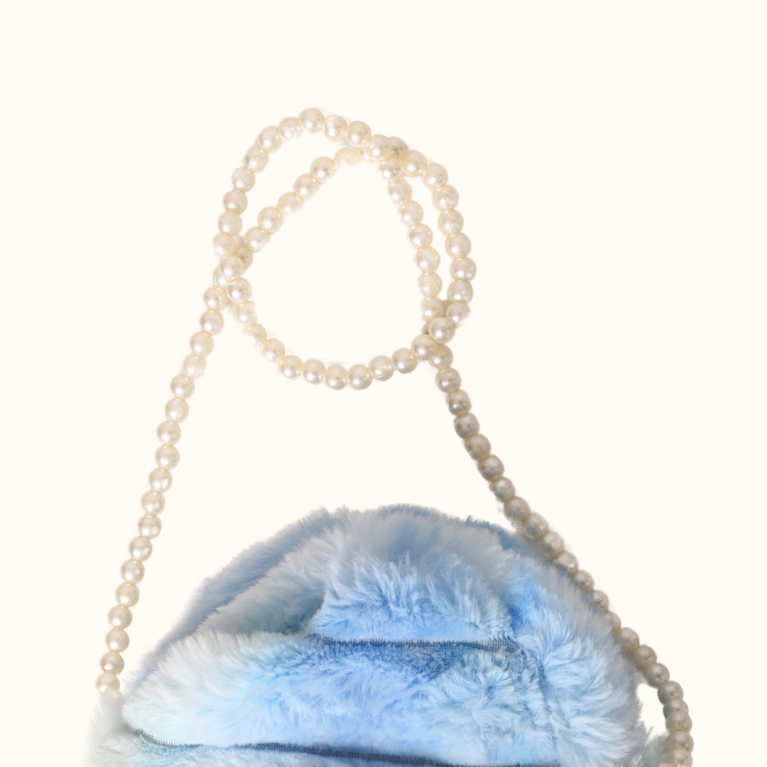 Super Soft Long Unicorn Purse - Blue