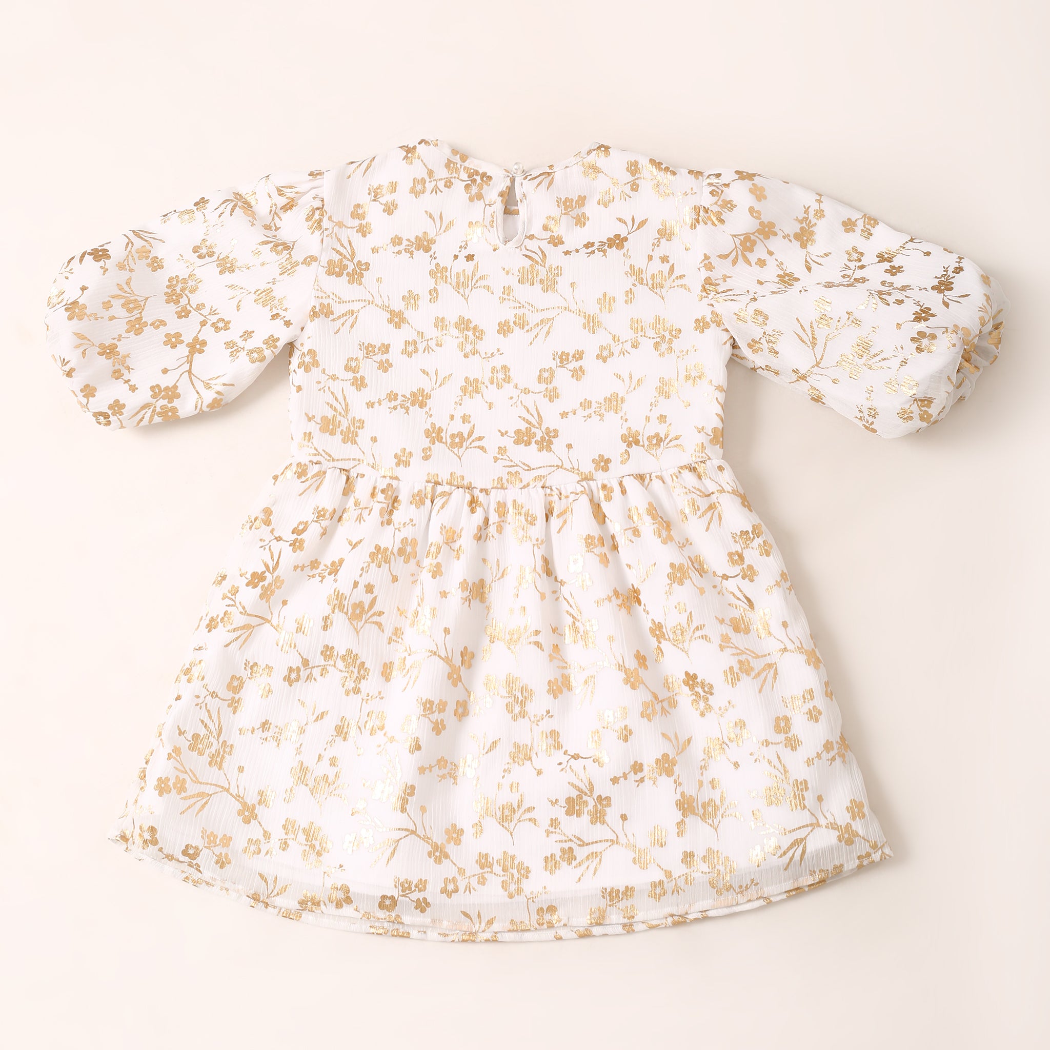 Festive Eloise Dress - White
