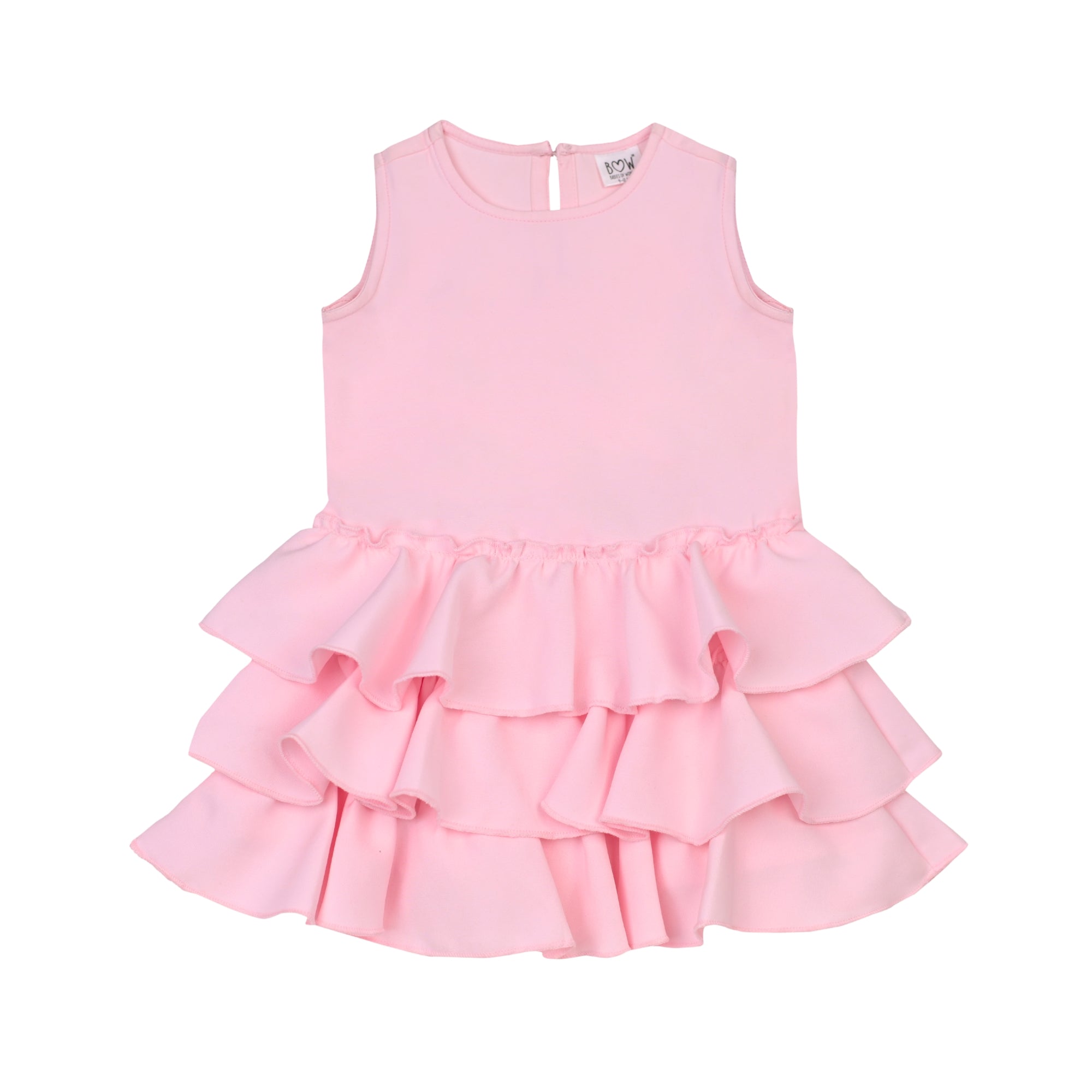 Ruffles Pixie Dress - Baby Pink