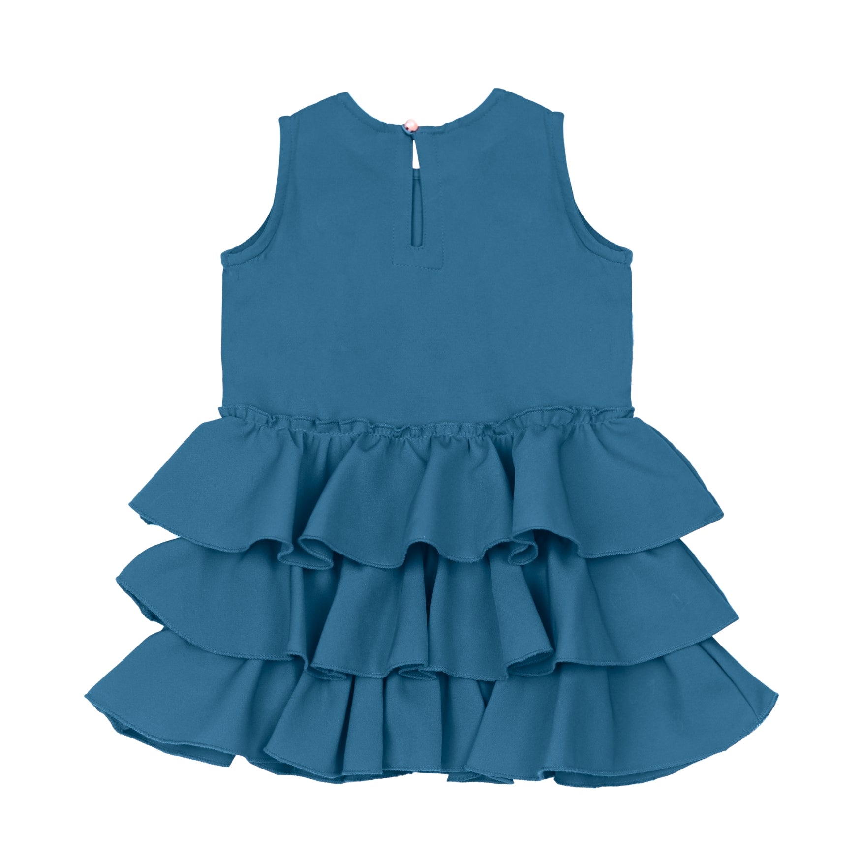 Ruffles Pixie Dress - Teal