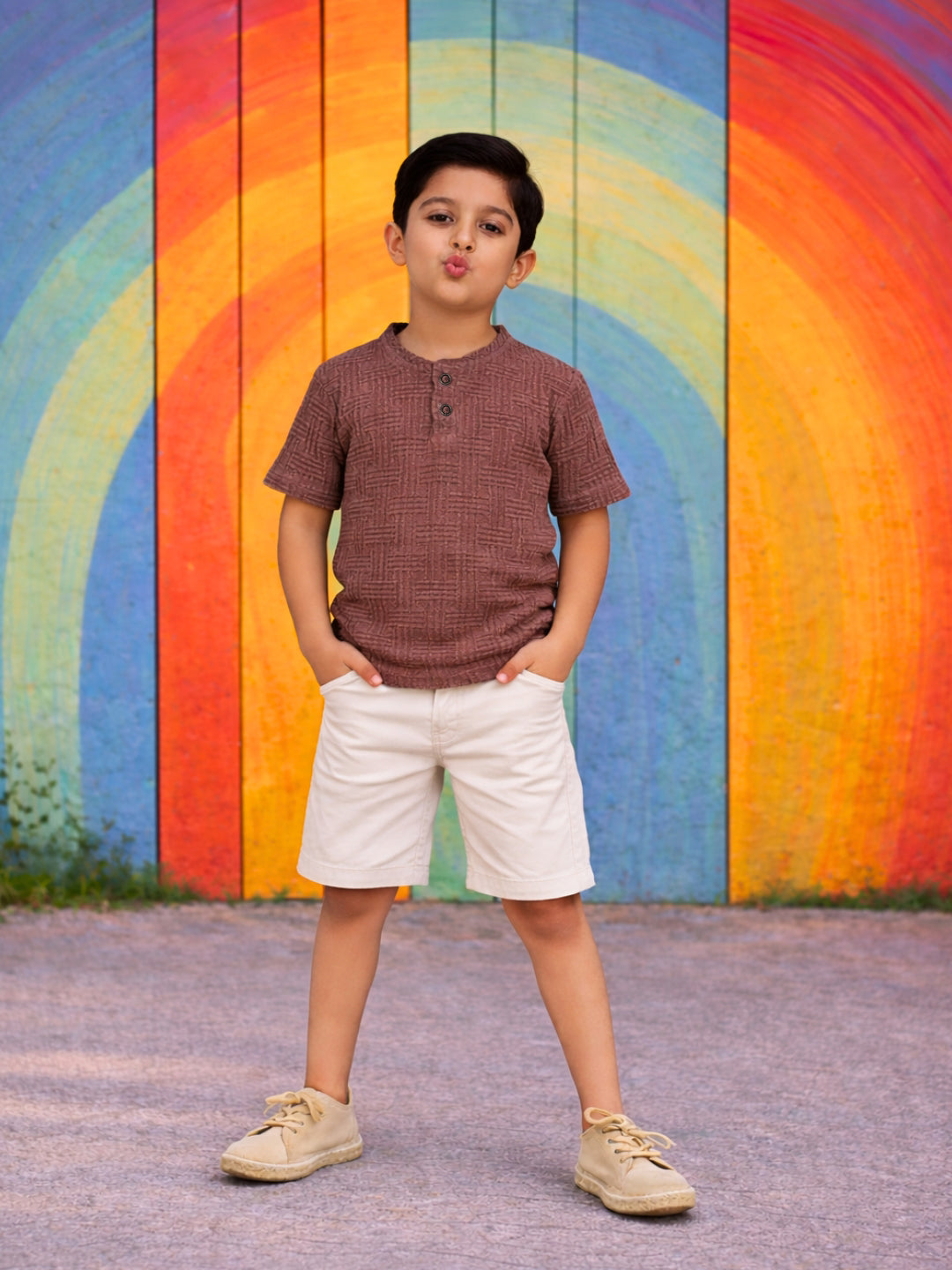 Tucker 3D T Shirt - Brown