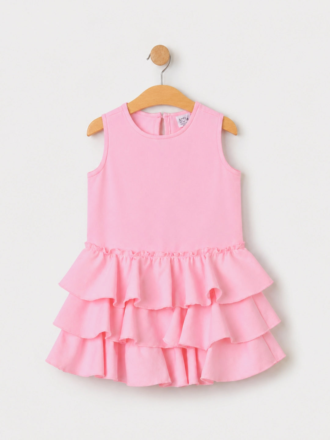 Ruffles Pixie Dress - Baby Pink