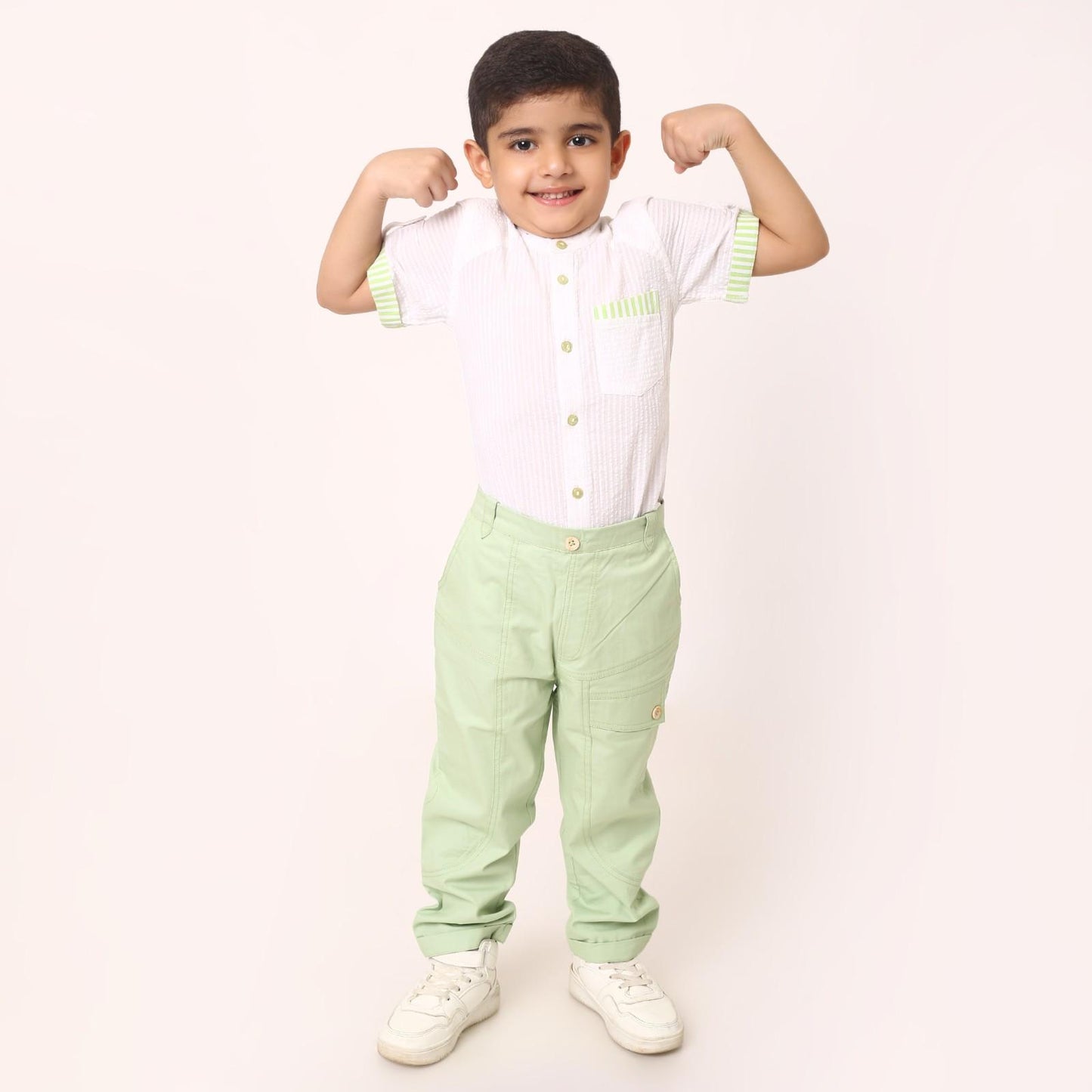 Alan Cotton Shirt - Green