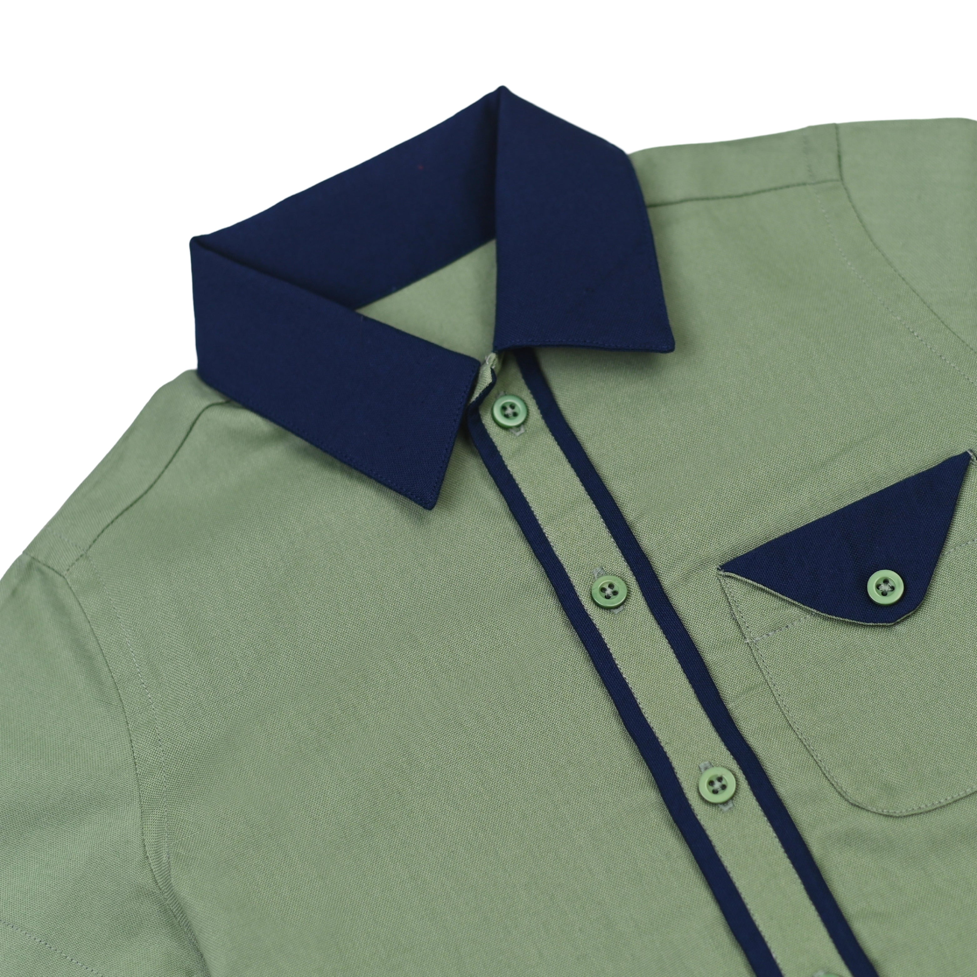 Piper Cotton Shirt - Olive