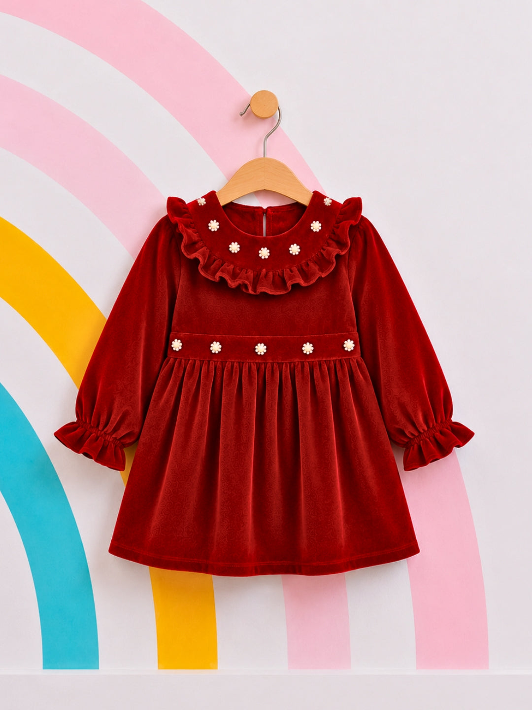 Cosy Dream Dress - Red