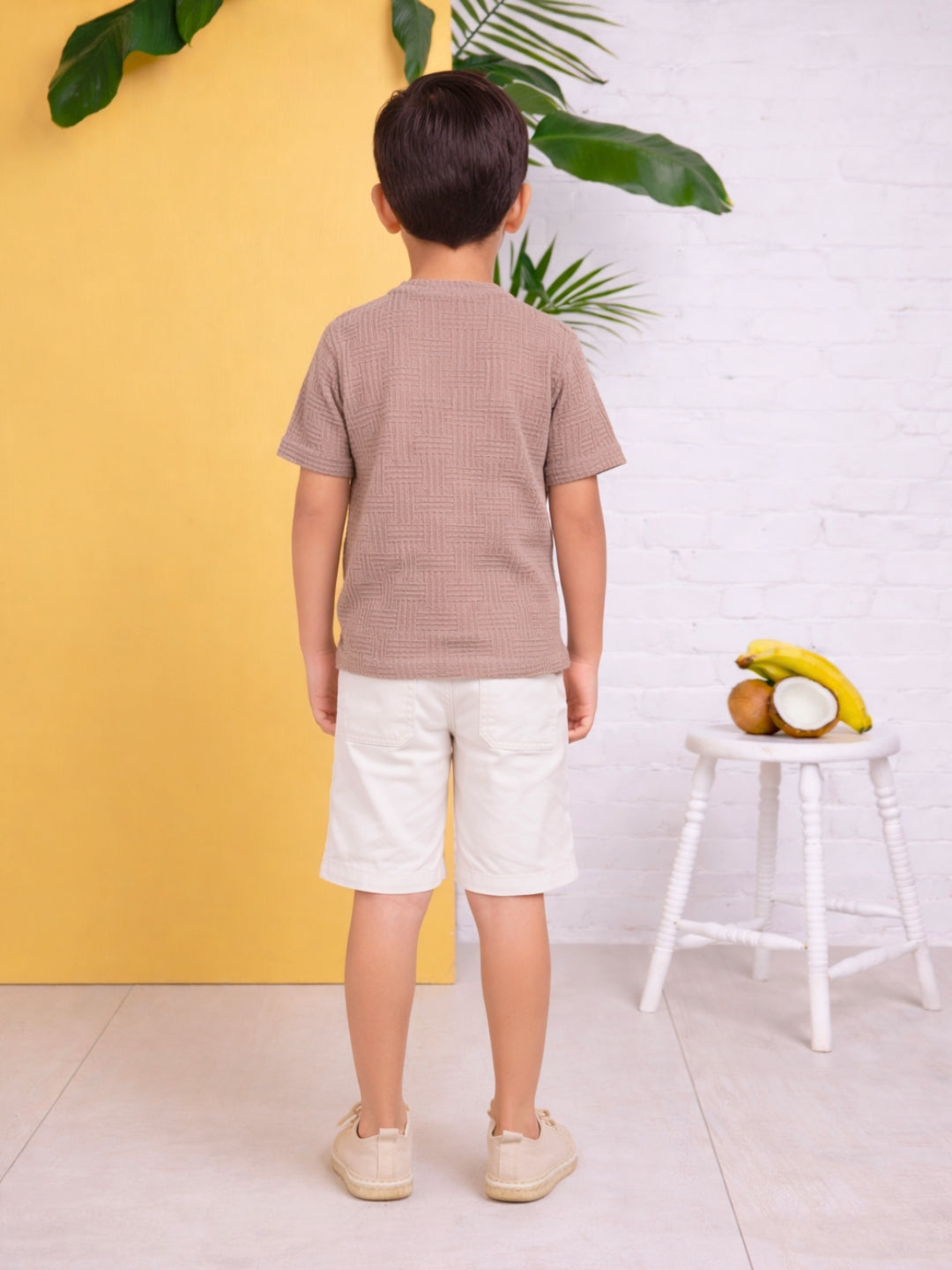 Tucker 3D T Shirt - Fawn