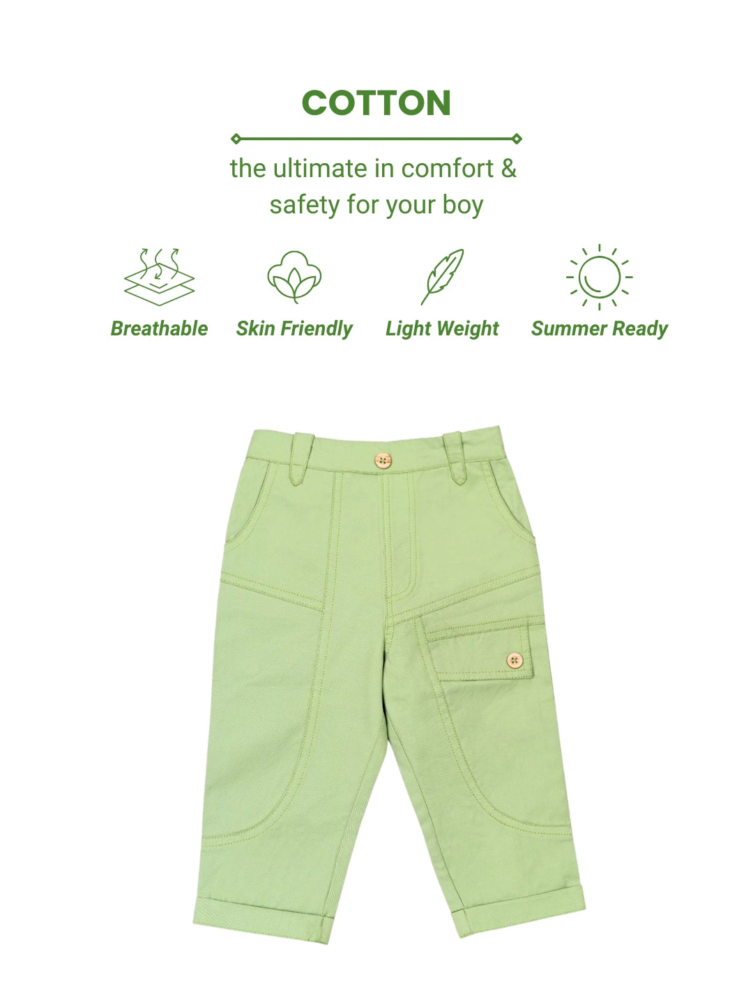 Neo Cotton Pant - Green