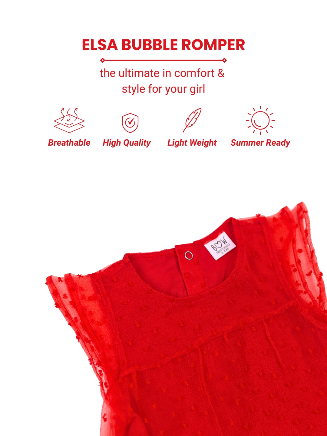 Festive Elsa Bubble - Red