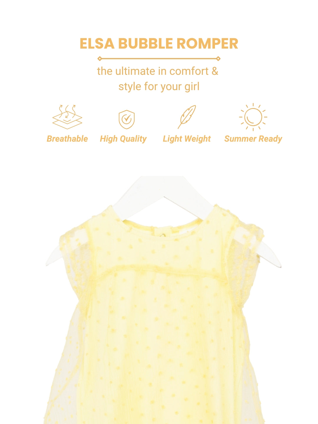 Festive Elsa Bubble - Yellow