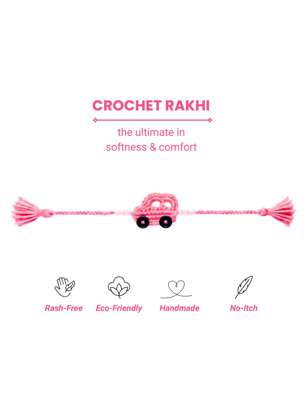Car Rakhi - Pink