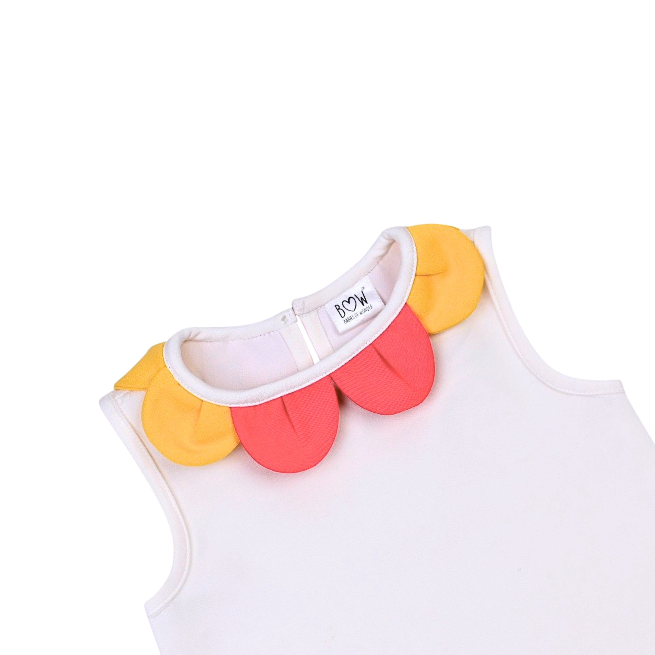 Flower Blossom Top - White