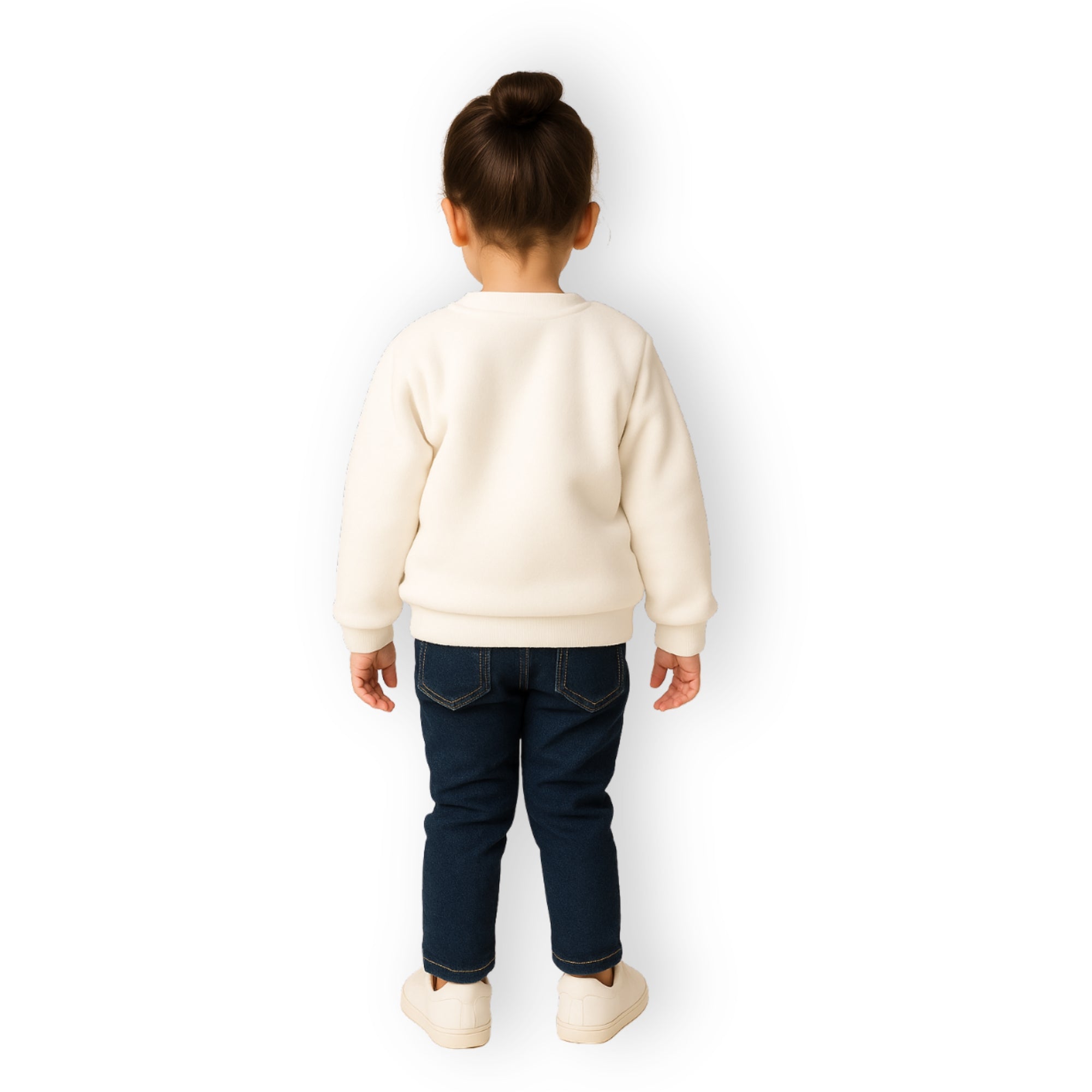 Soft Colourful Bows Top - White