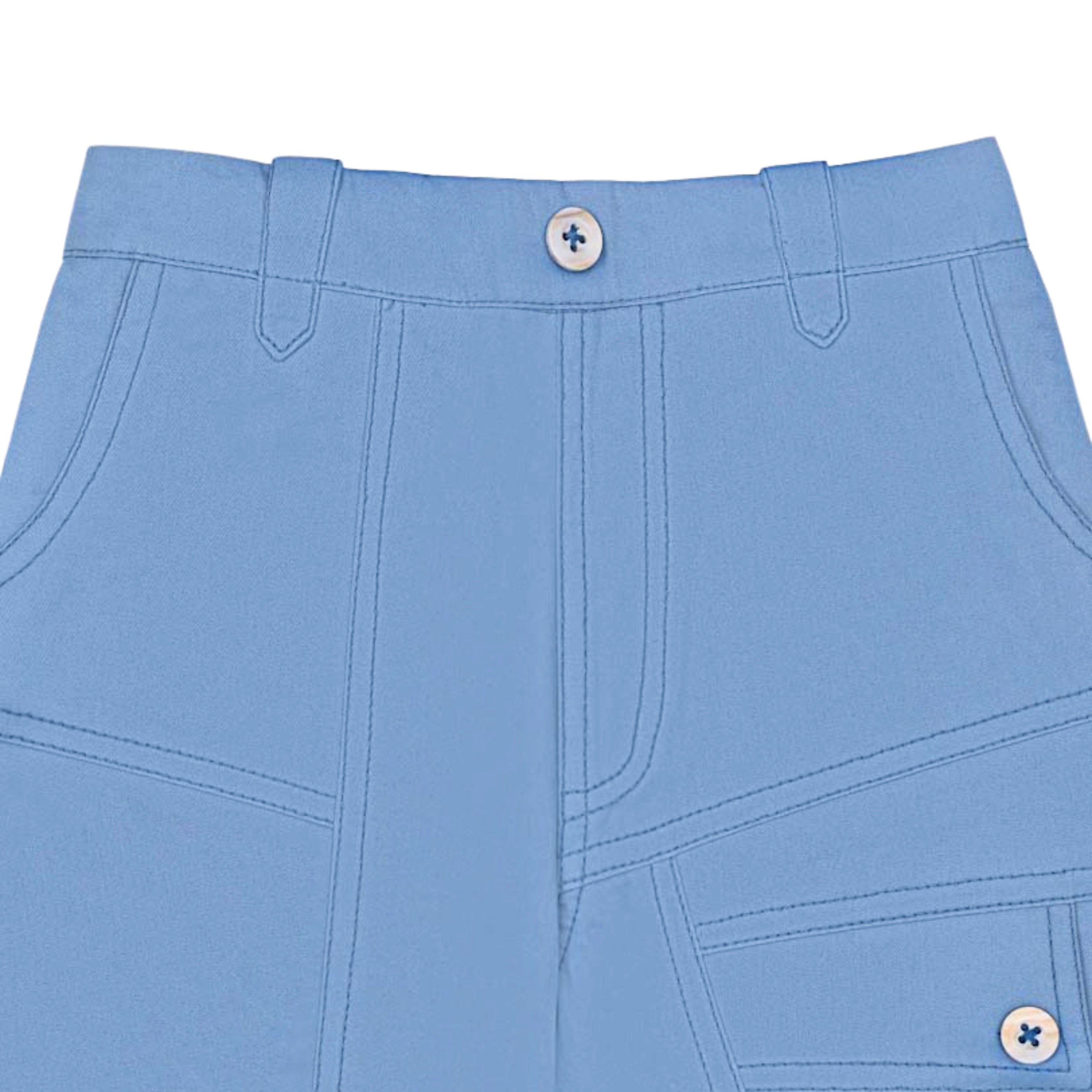 Neo Cotton Pant - Blue