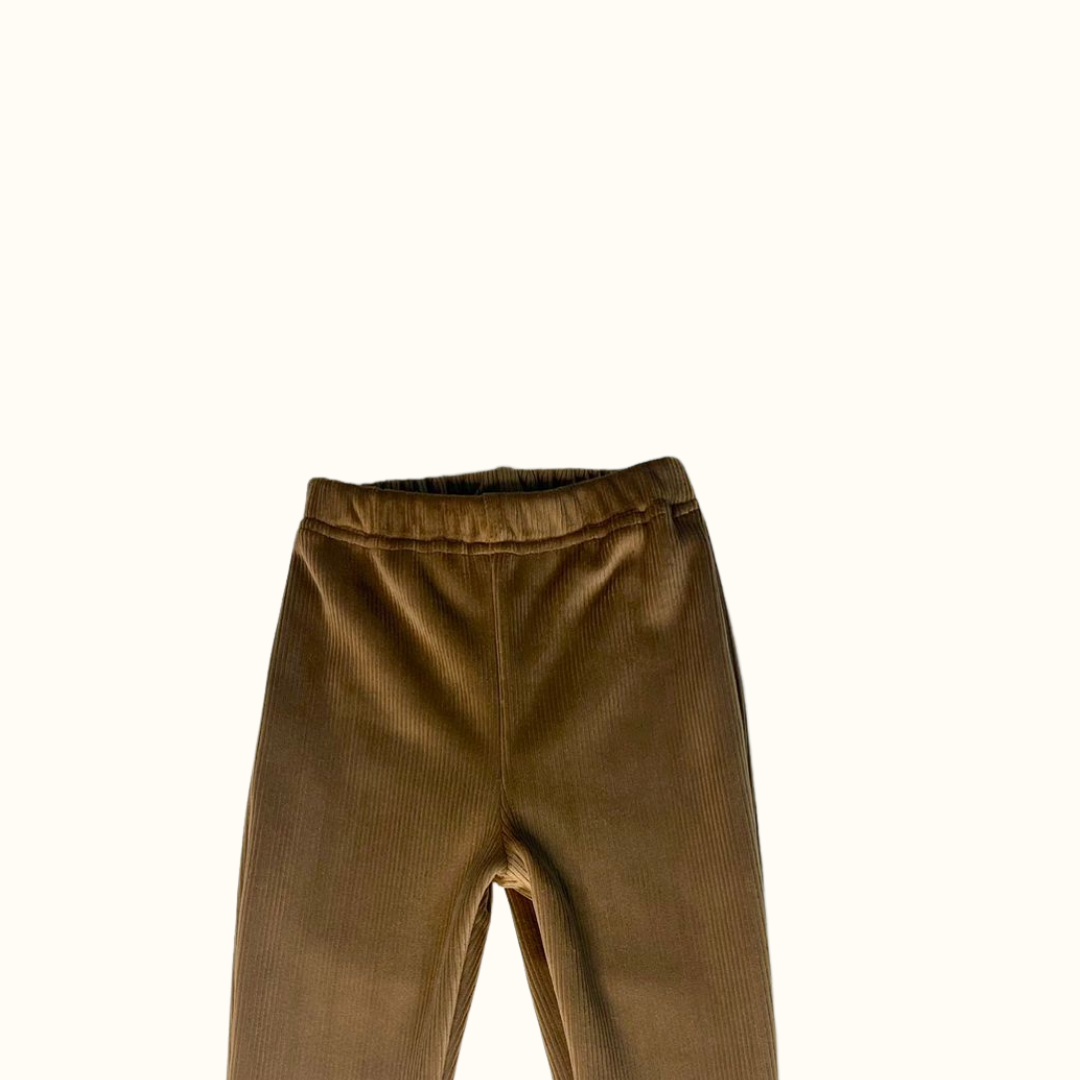 Super Soft Corduroy Legging - Brown